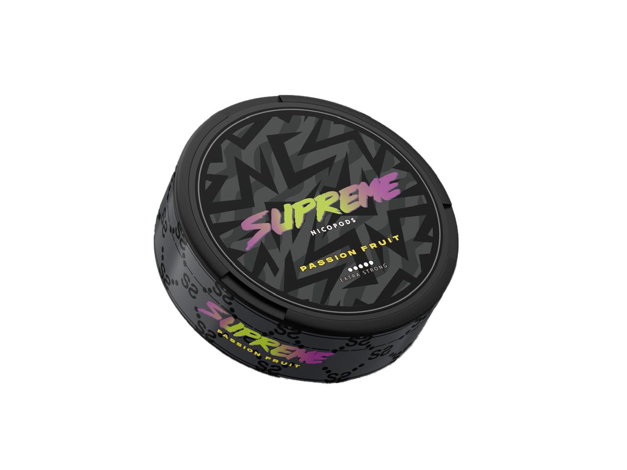 Supreme Extra Strong Passion Fruit Nicotine Pouches