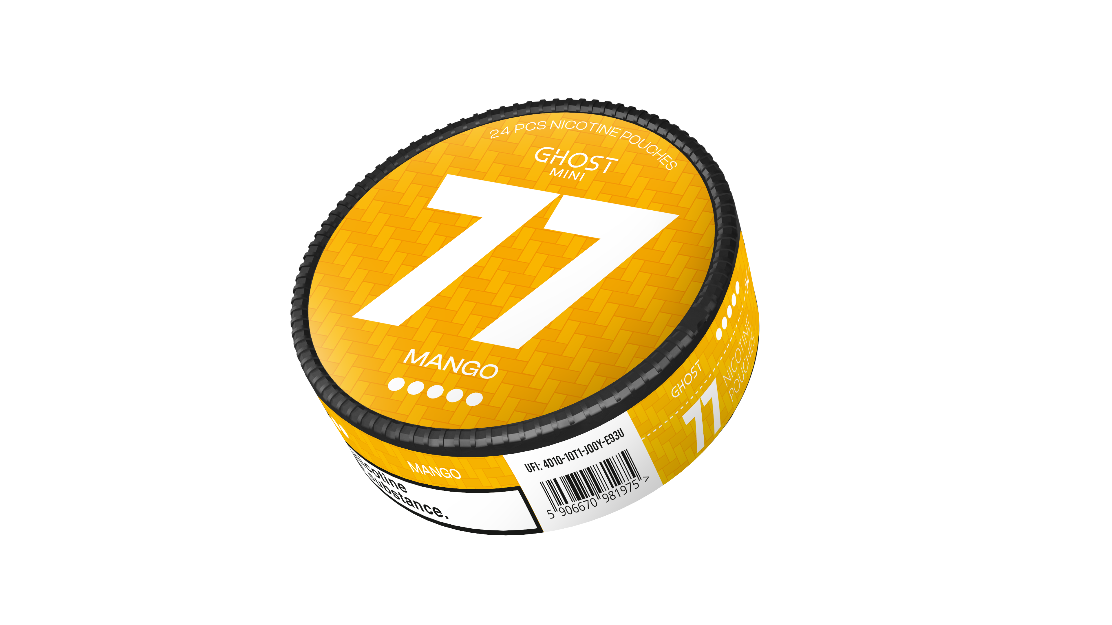 77 Ghost Mini Mango Nicotine Pouches