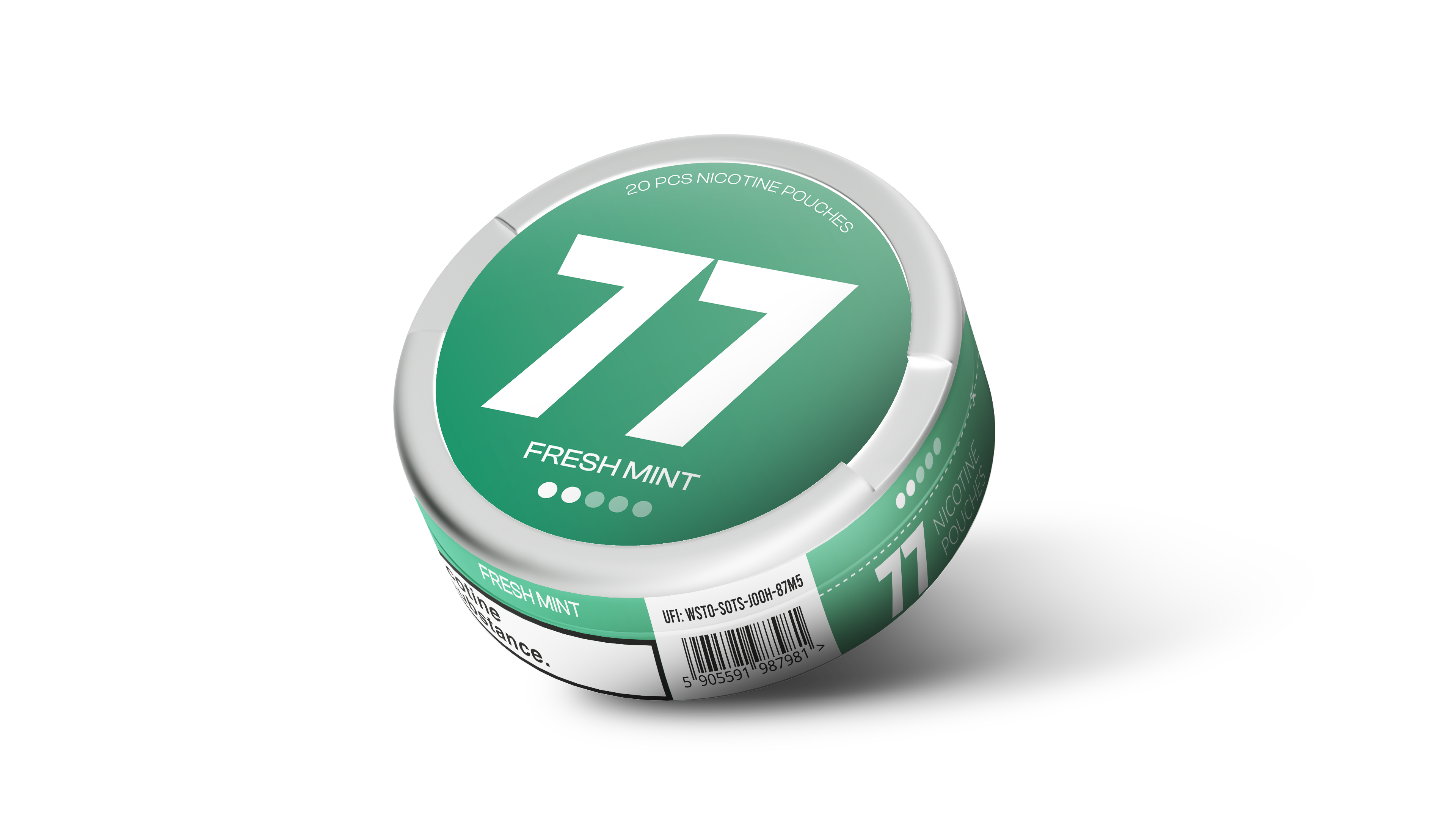 77 Fresh Mint Nicotine Pouches