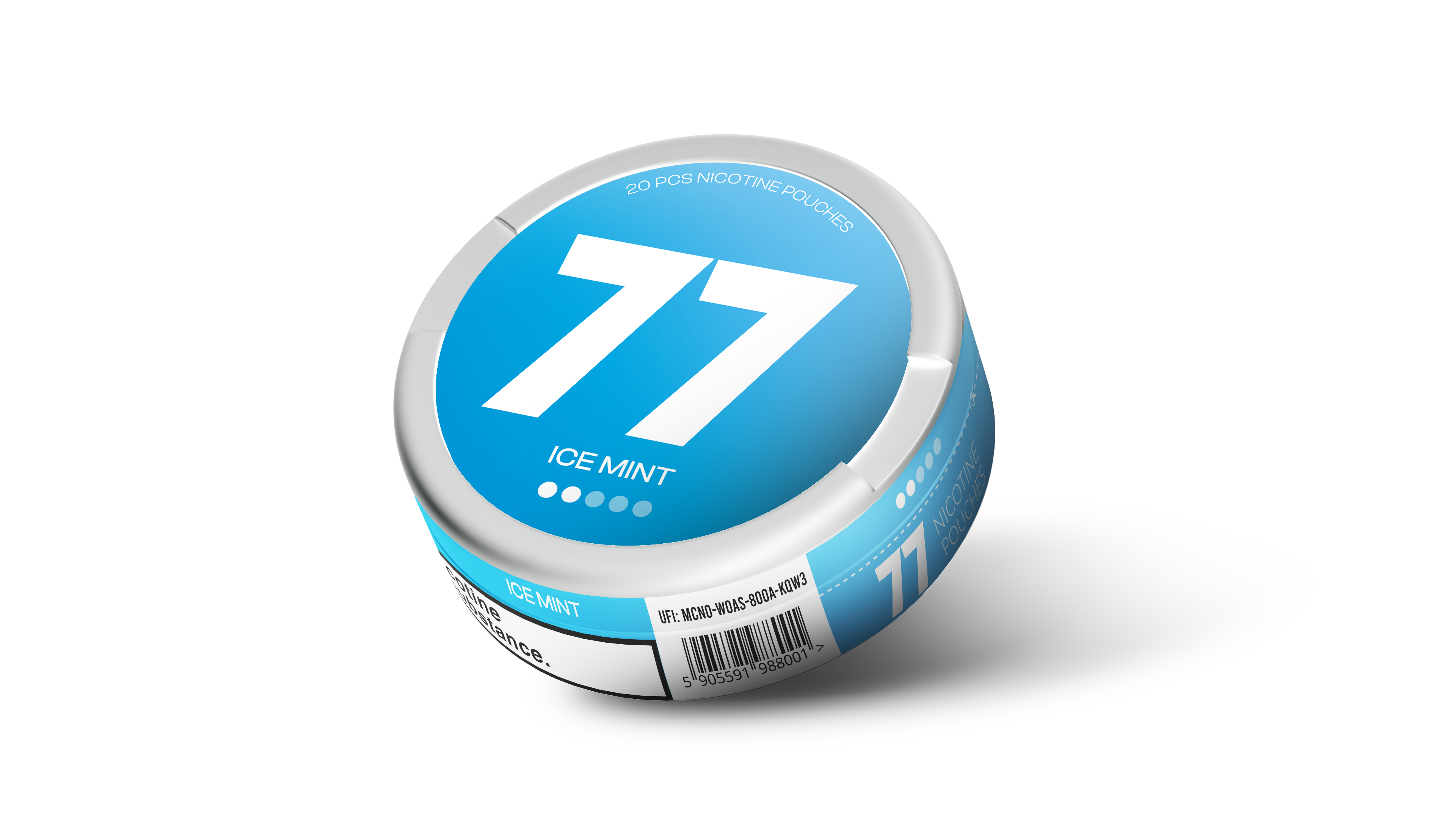 77 Ice Mint Nicotine Pouches