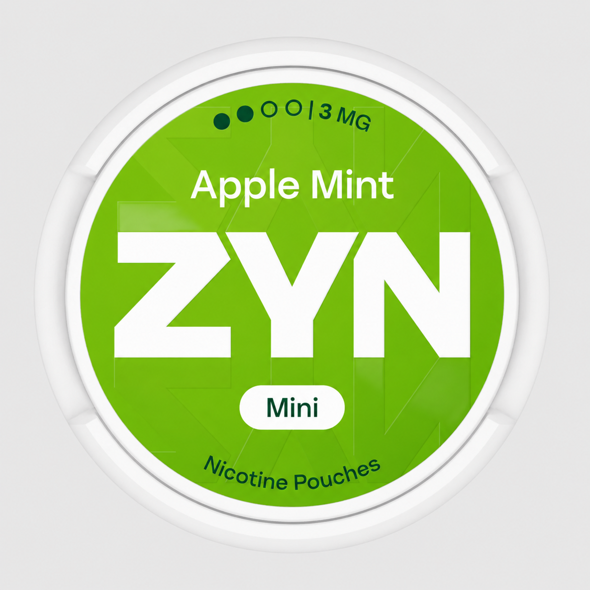 ZYN Apple Mint Mini 2 Dot 3MG Nicotine Pouches