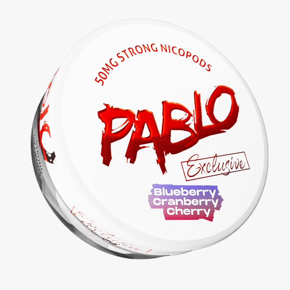 Pablo Exclusive Blueberry Cherry Cranberry Nicotine Pouches