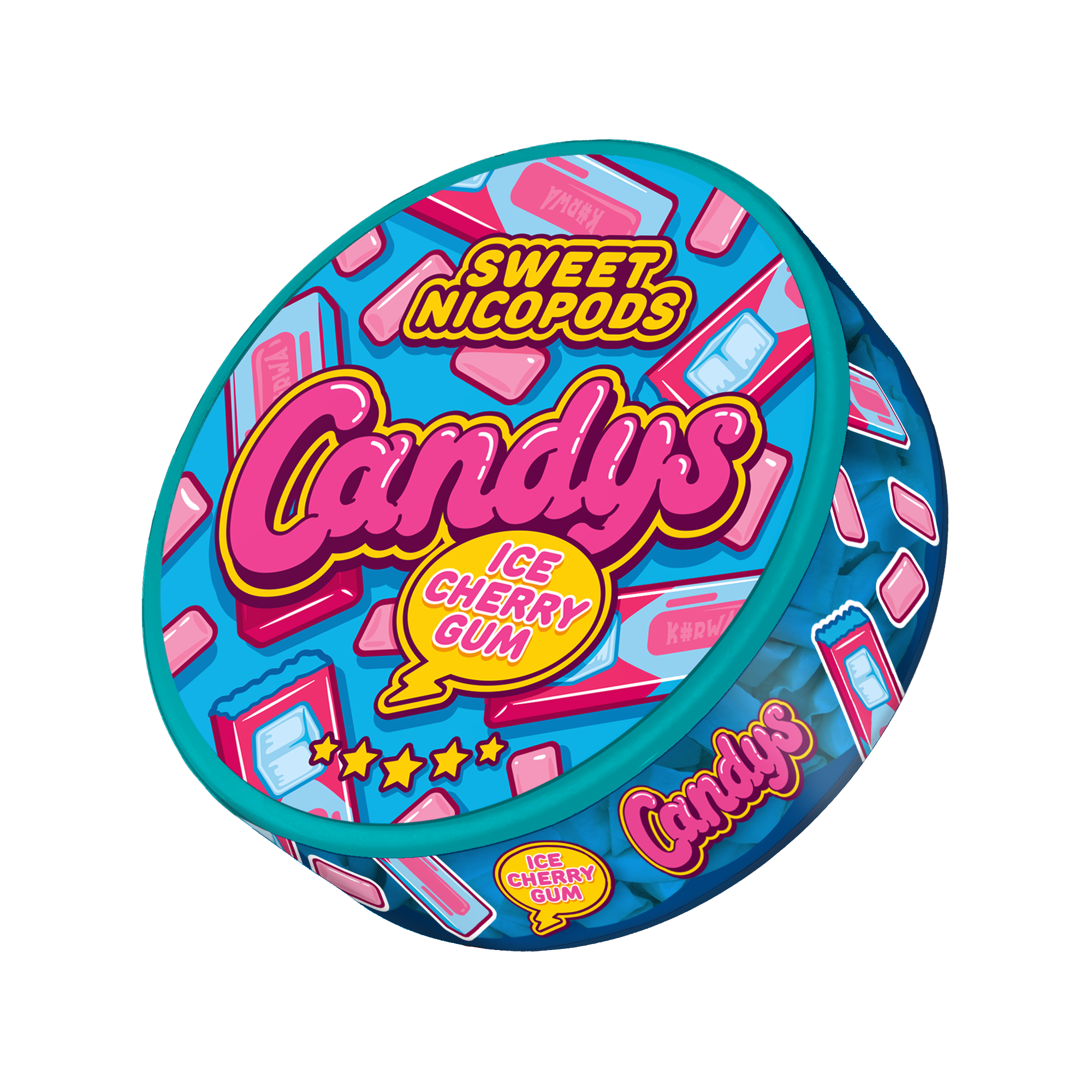 CANDYS Ice Cherry Gum - pouchline