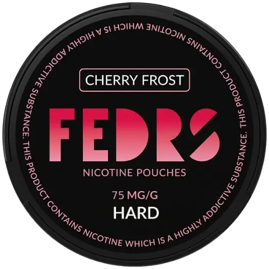 FEDRS Black Cherry Frost Hard 75MG Nicotine Pouches