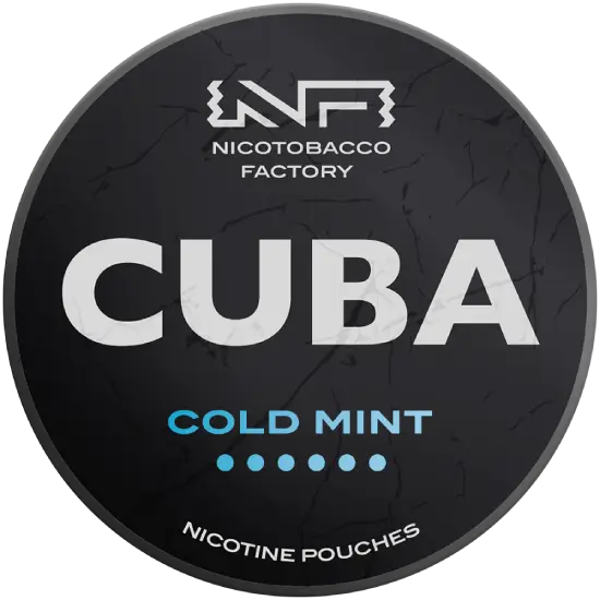 Cuba Black Cold Mint Nicotine Pouches