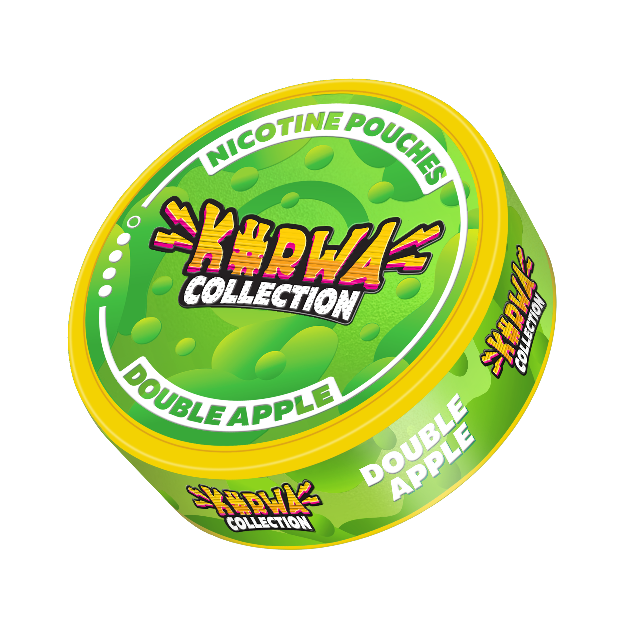 Kurwa Collection Double Apple Side View Nicotine Pouches