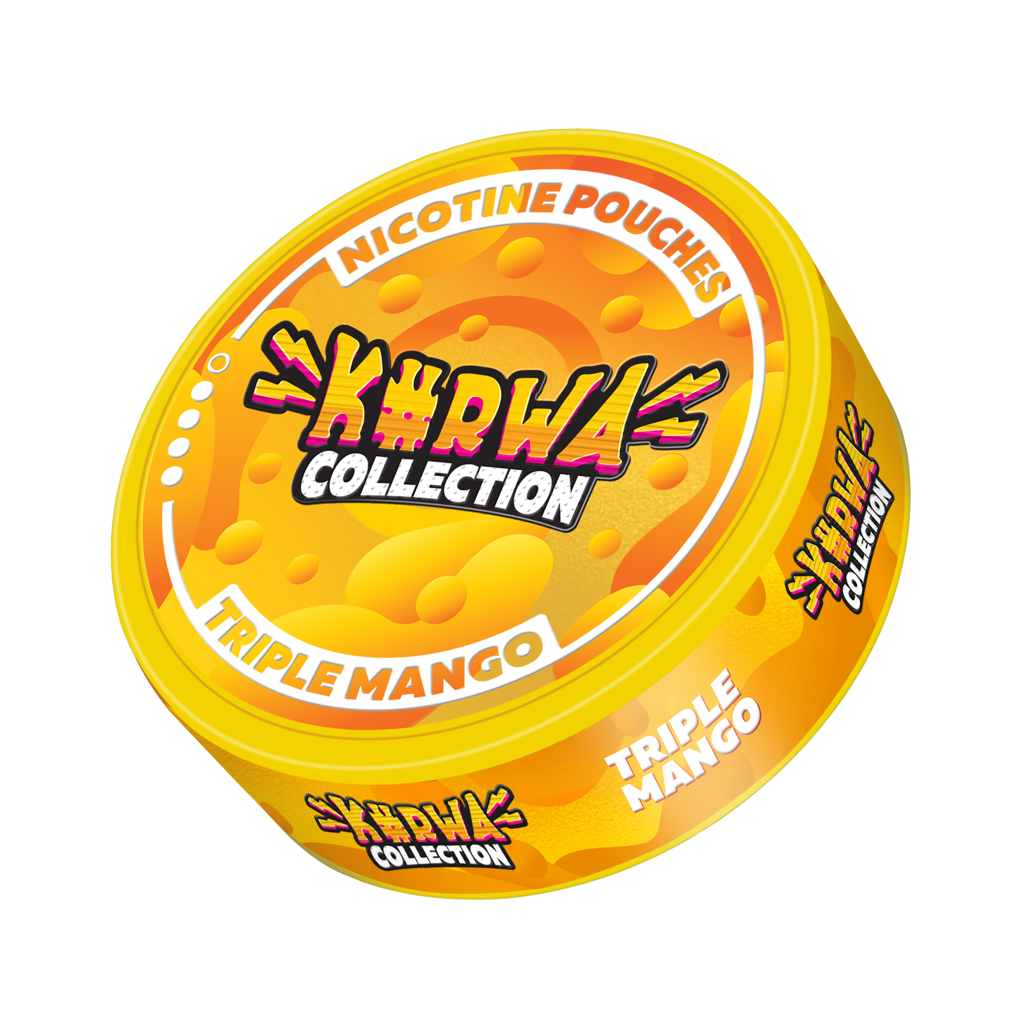 Kurwa Collection Triple Mango Side View Nicotine Pouches