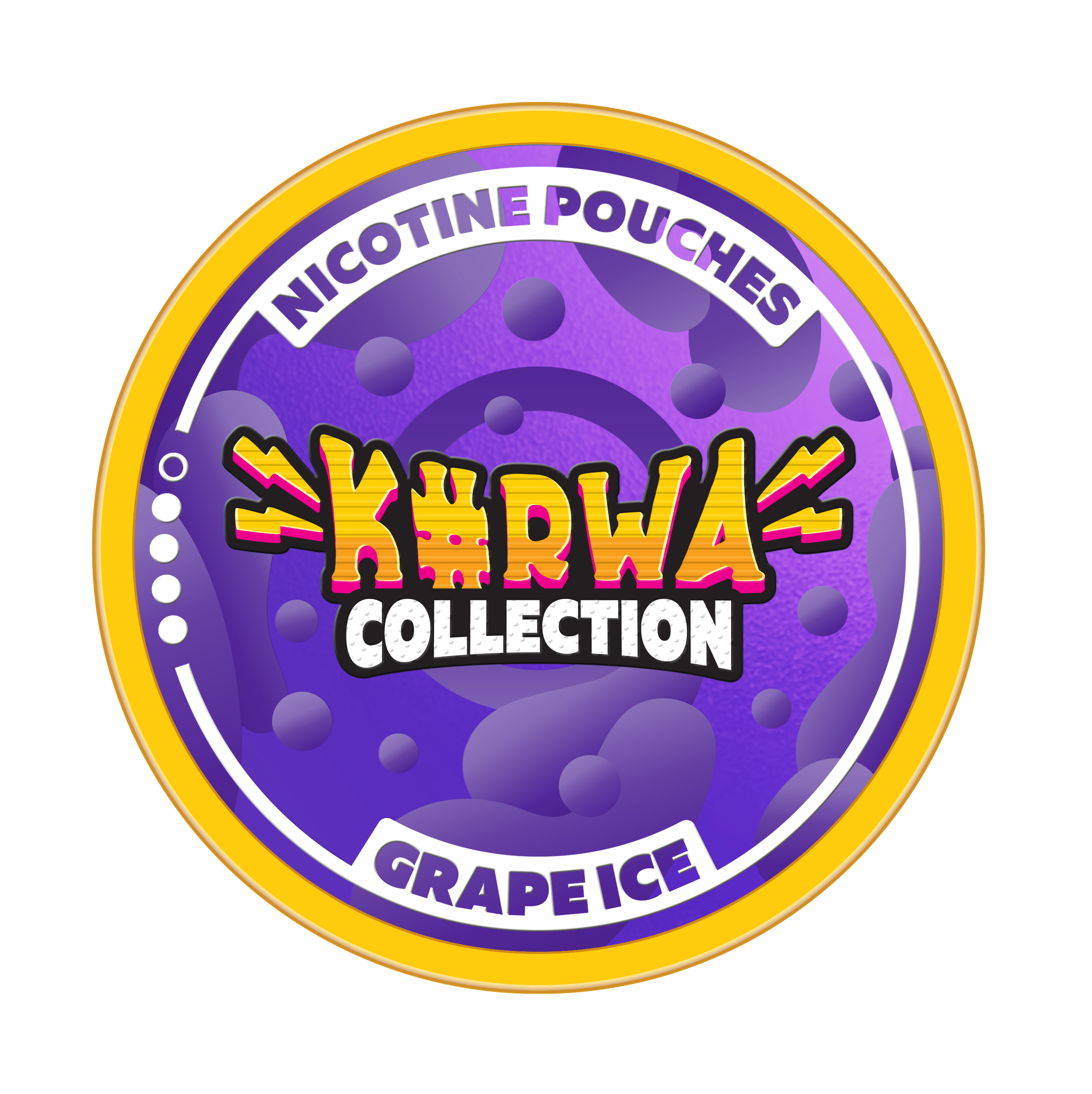 Kurwa Collection Grape Ice Nicotine Pouches