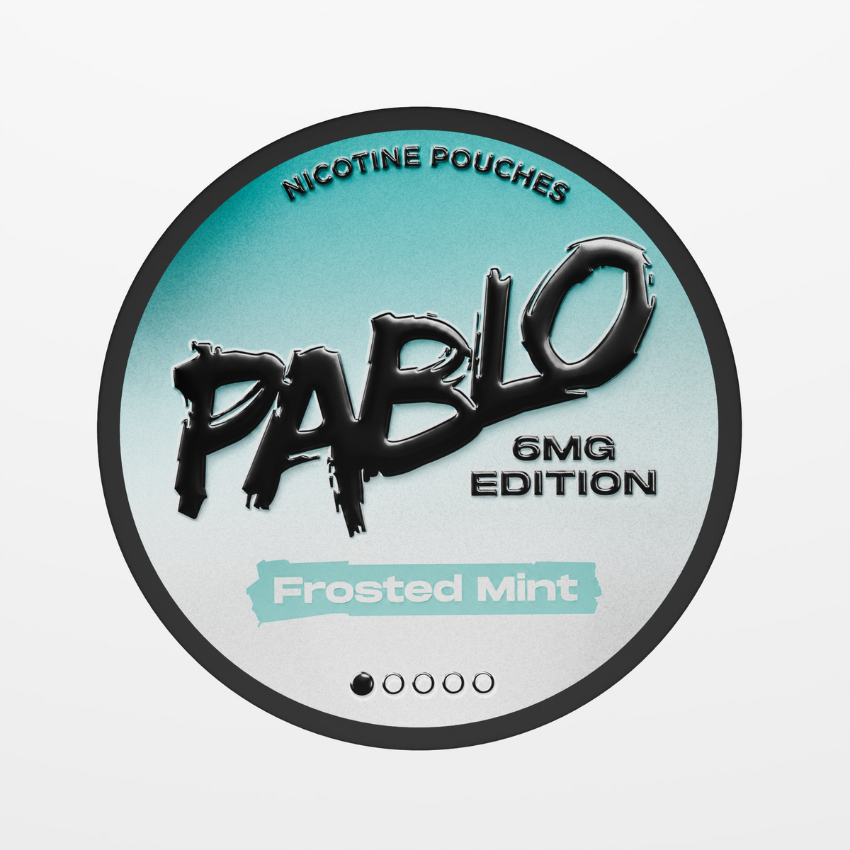 Pablo Frosted Mint 6MG Edition Nicotine Pouches Front View