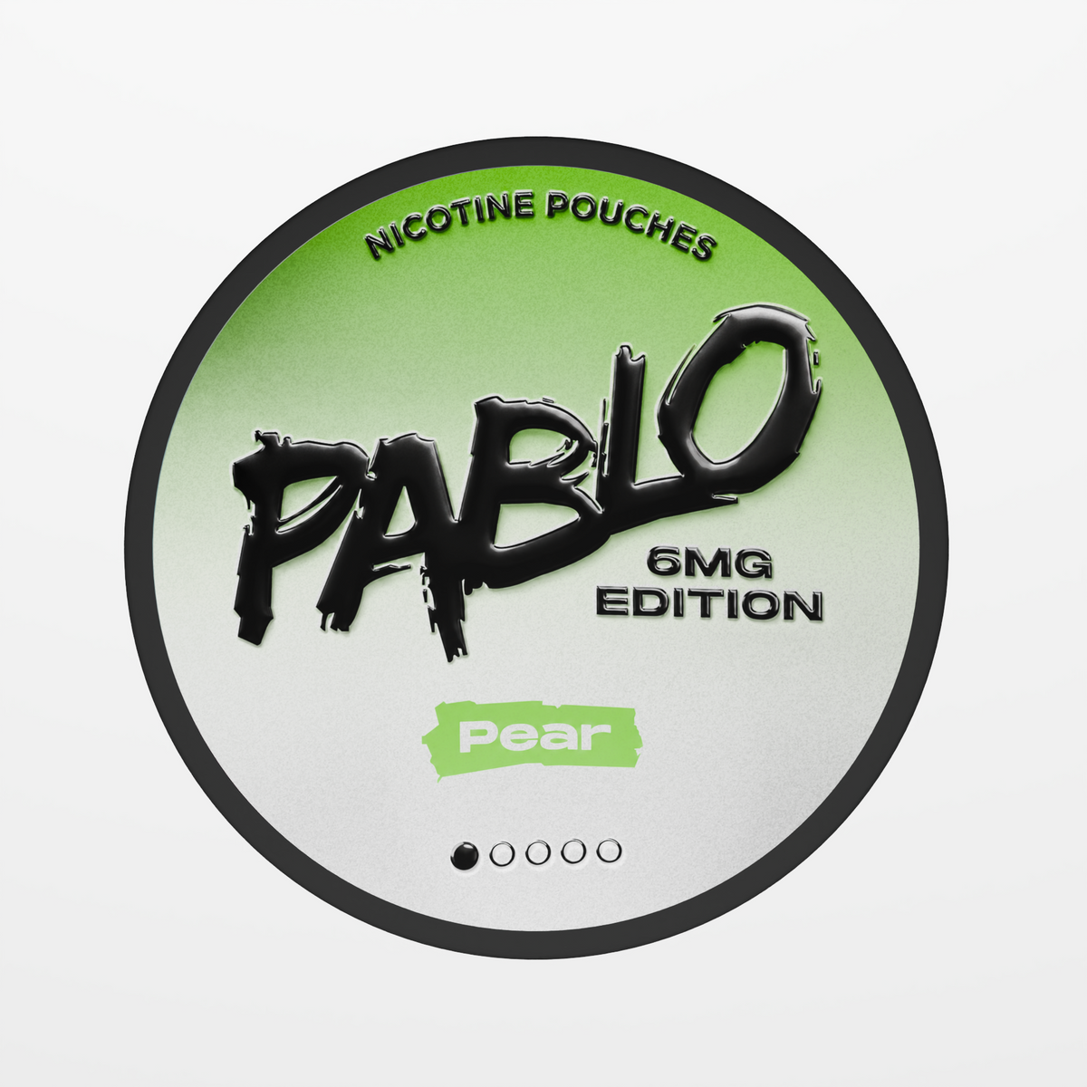 Pablo Pear 6MG Edition Nicotine Pouches Front View
