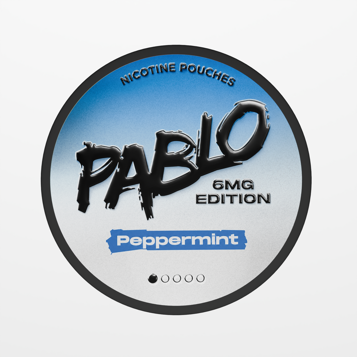 Pablo Peppermint 6MG Edition Nicotine Pouches Front View
