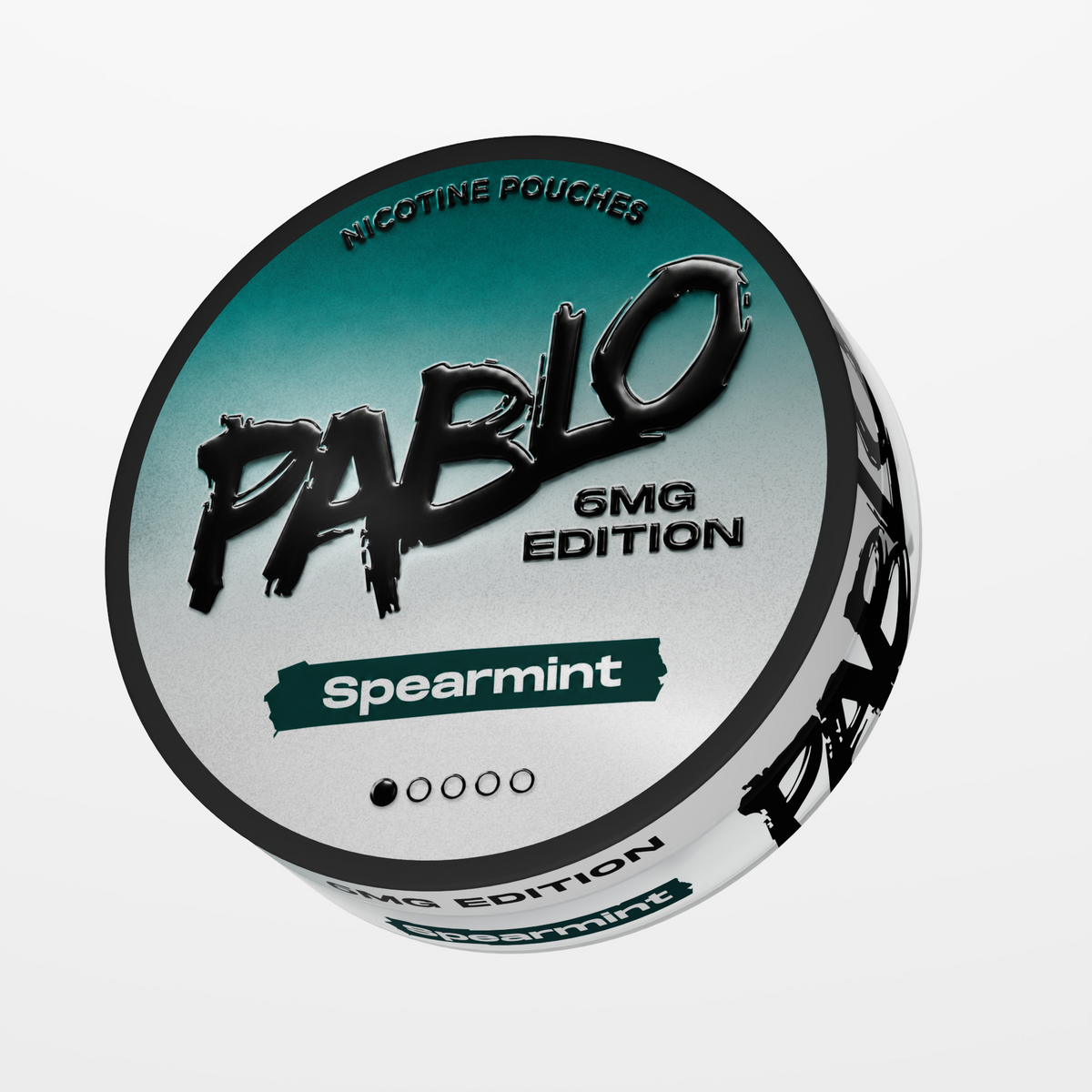 Pablo Spearmint 6MG Edition Nicotine Pouches Side View