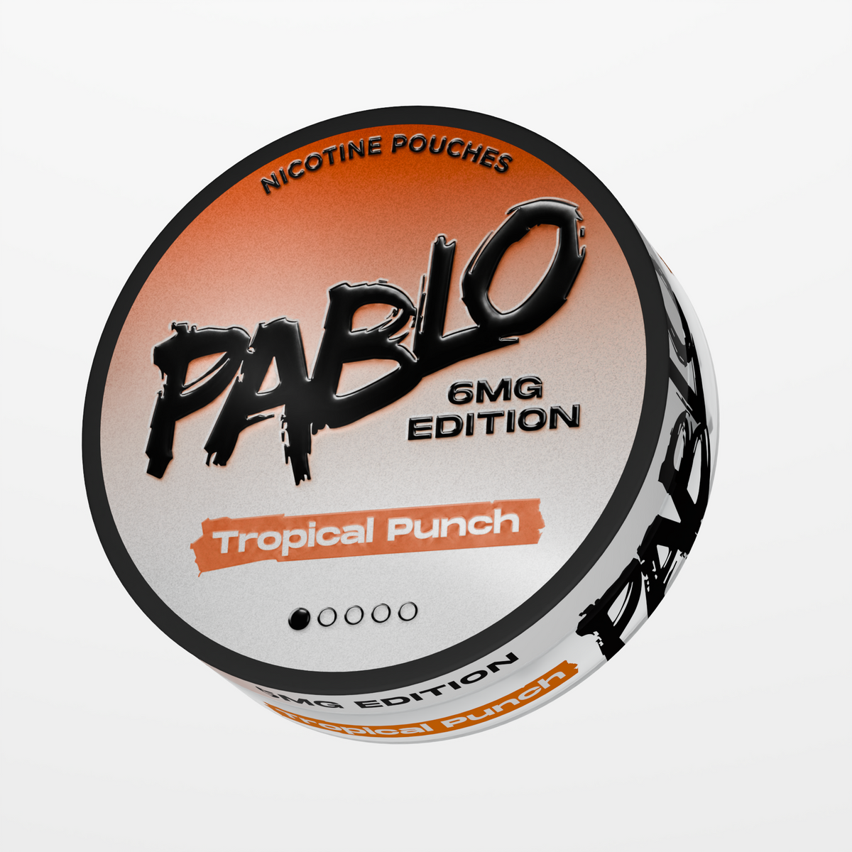 Pablo Tropical Punch 6MG Edition Nicotine Pouches Side View