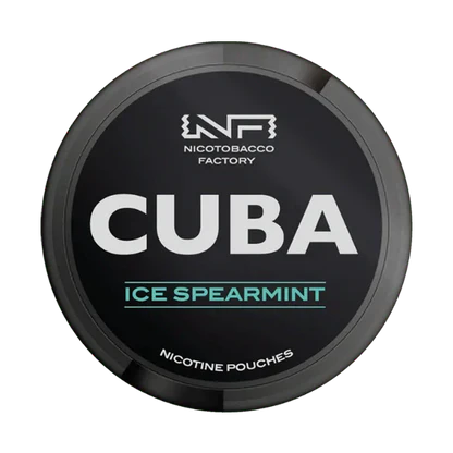 Cuba Black Ice Spearmint Nicotine Pouches