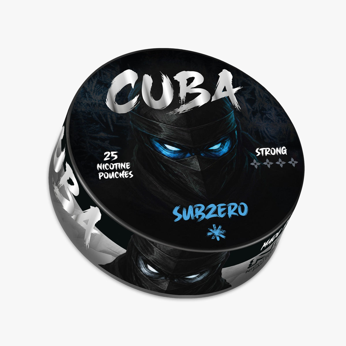 Cuba Ninja Subzero 15.6MG Nicotine Pouches
