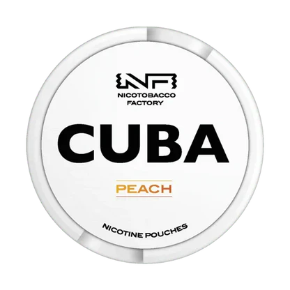 Cuba White Peach Nicotine Pouches