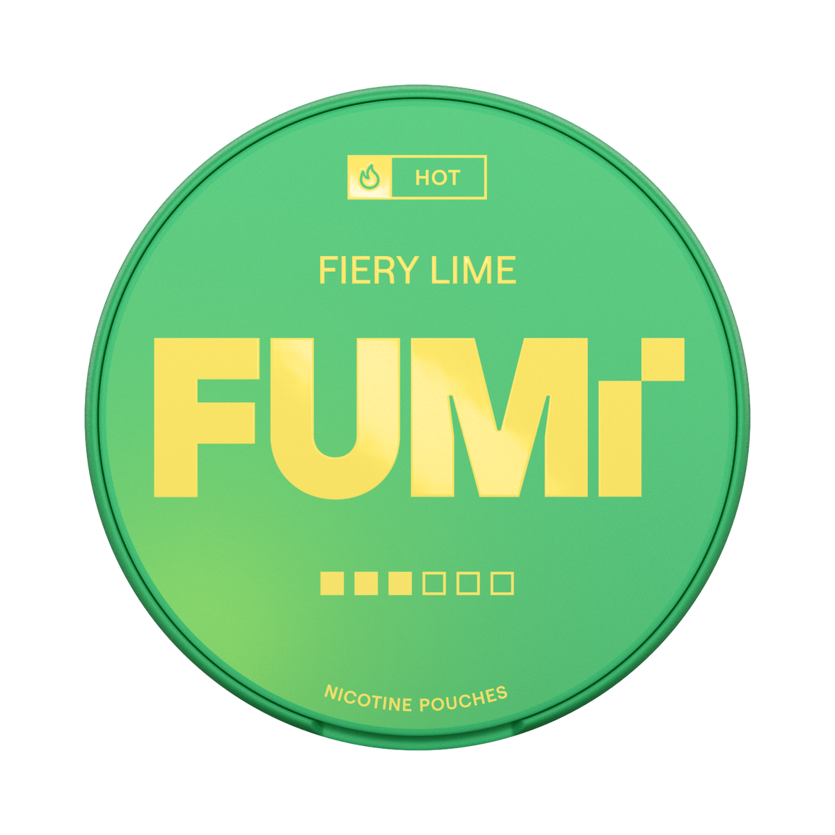 FUMi Fiery Lime 8MG Three Dot Nicotine Pouches