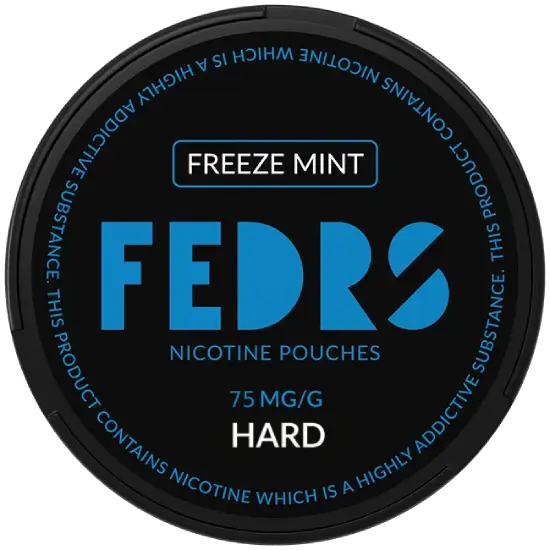 FEDRS Freeze Mint Hard 75MG Nicotine Pouches