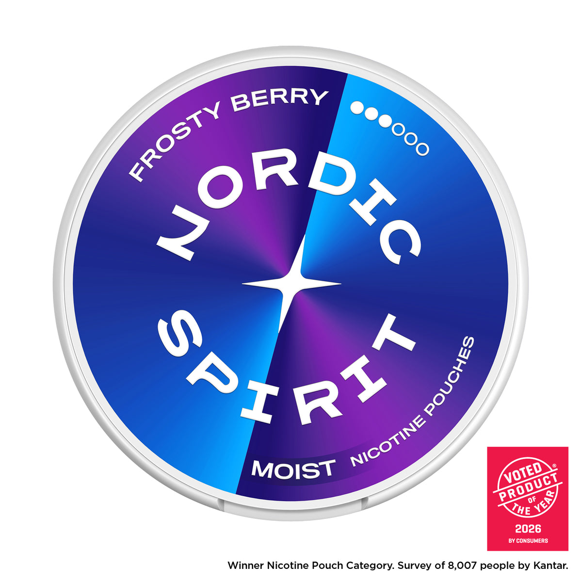 Nordic Spirit Frosty Berry Strong Moist Nicotine Pouches