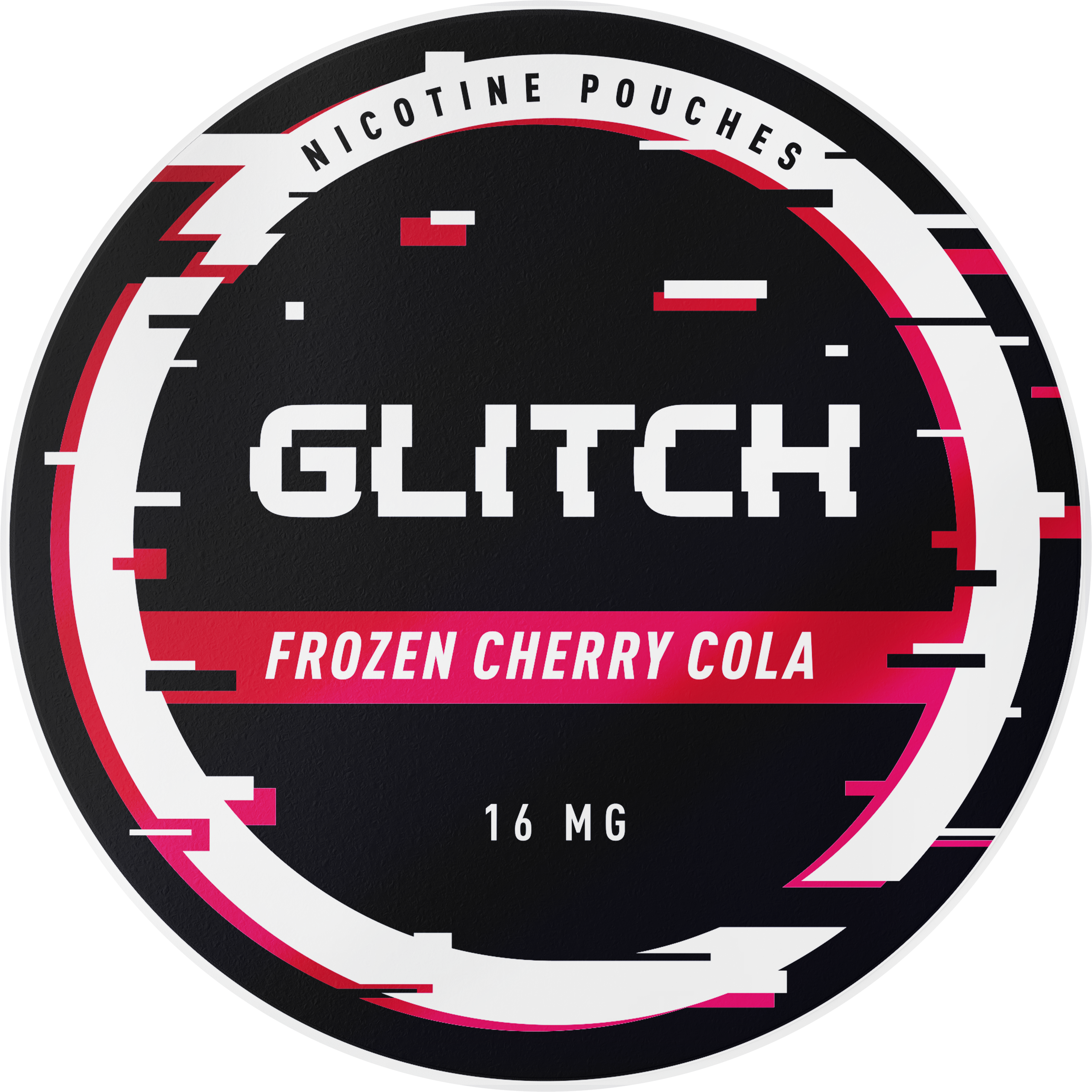 Glitch nicotine pouches in Frozen Cherry Cola