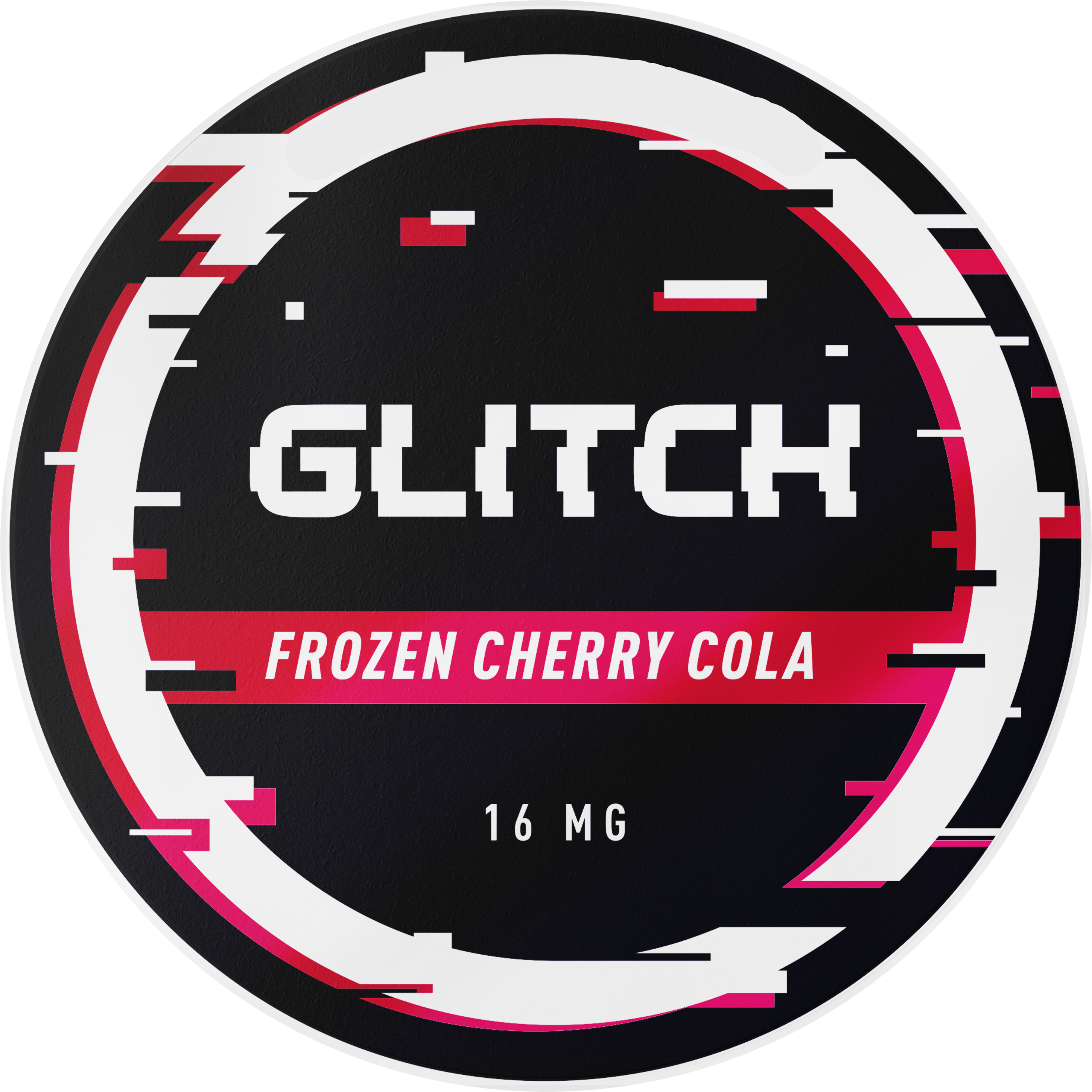 Glitch nicotine pouches in Frozen Cherry Cola