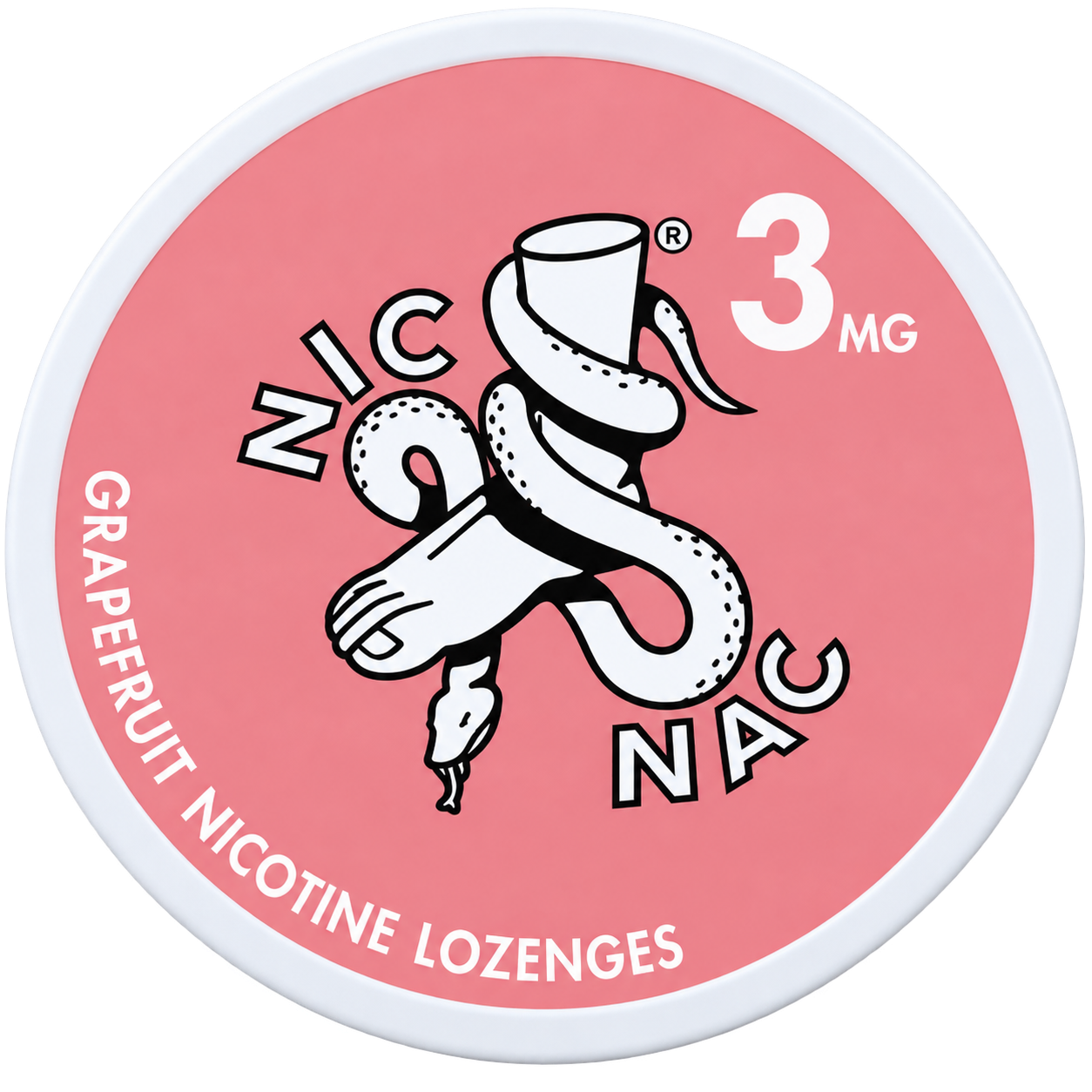 Nic Nac Grapefruit 3MG Nicotine Lozenges