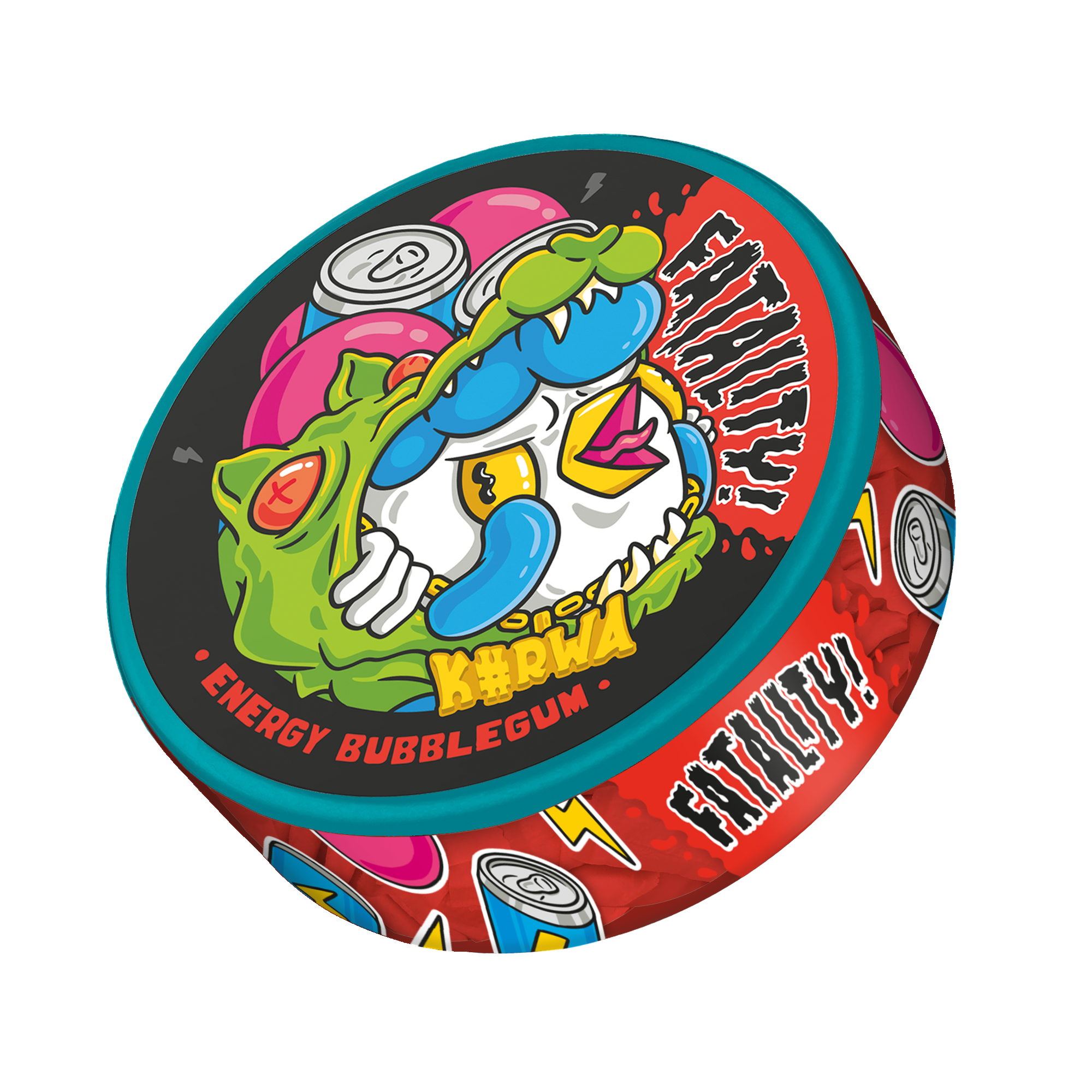 KURWA FATALITY Energy Bubblegum - pouchline