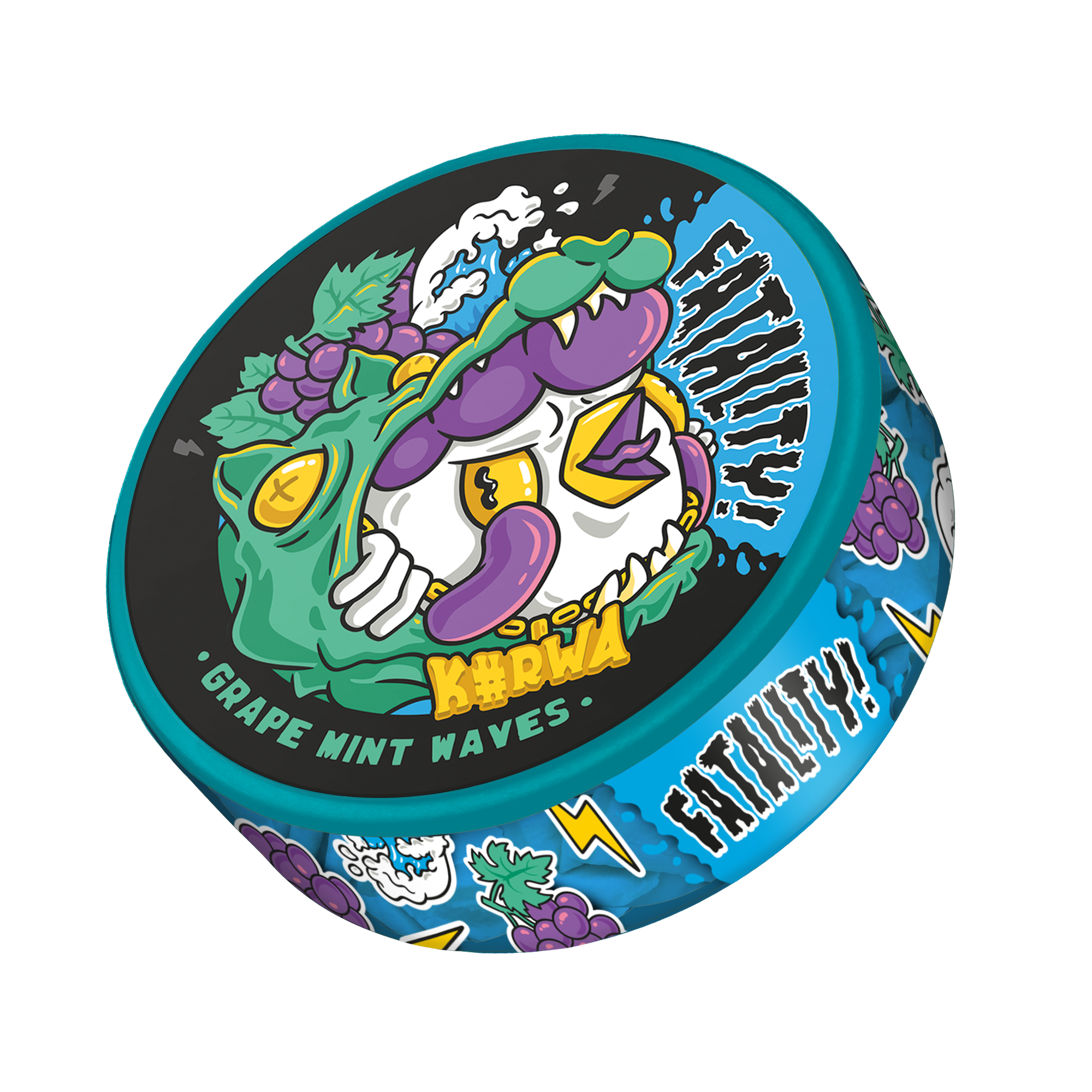 KURWA FATALITY Grape Mint Waves - pouchline