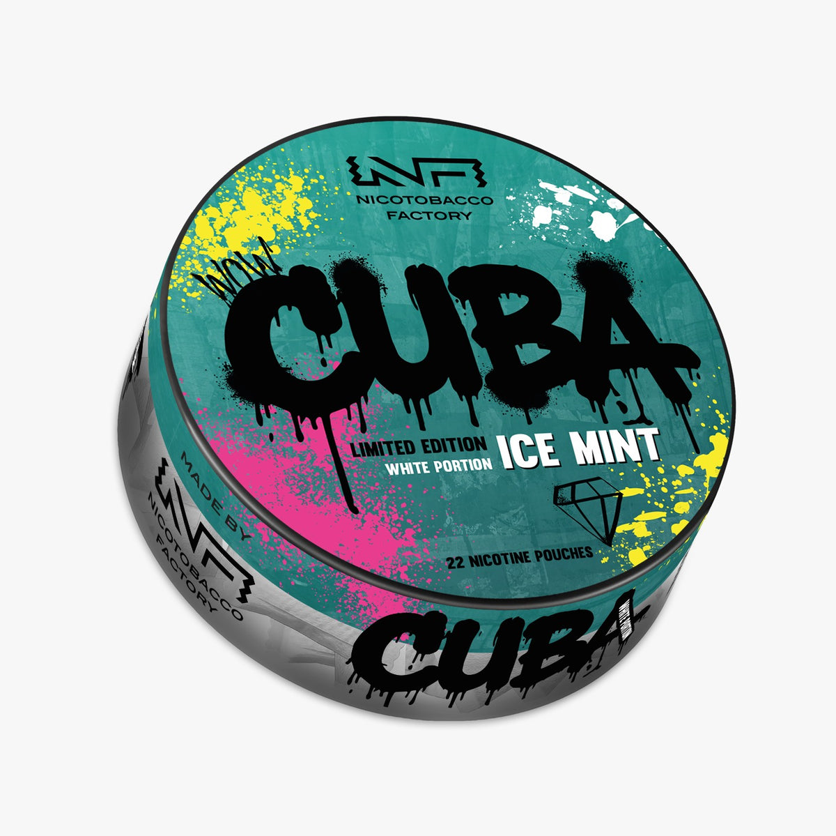 Cuba Ice White Ice Mint Limited Edition Nicotine Pouches