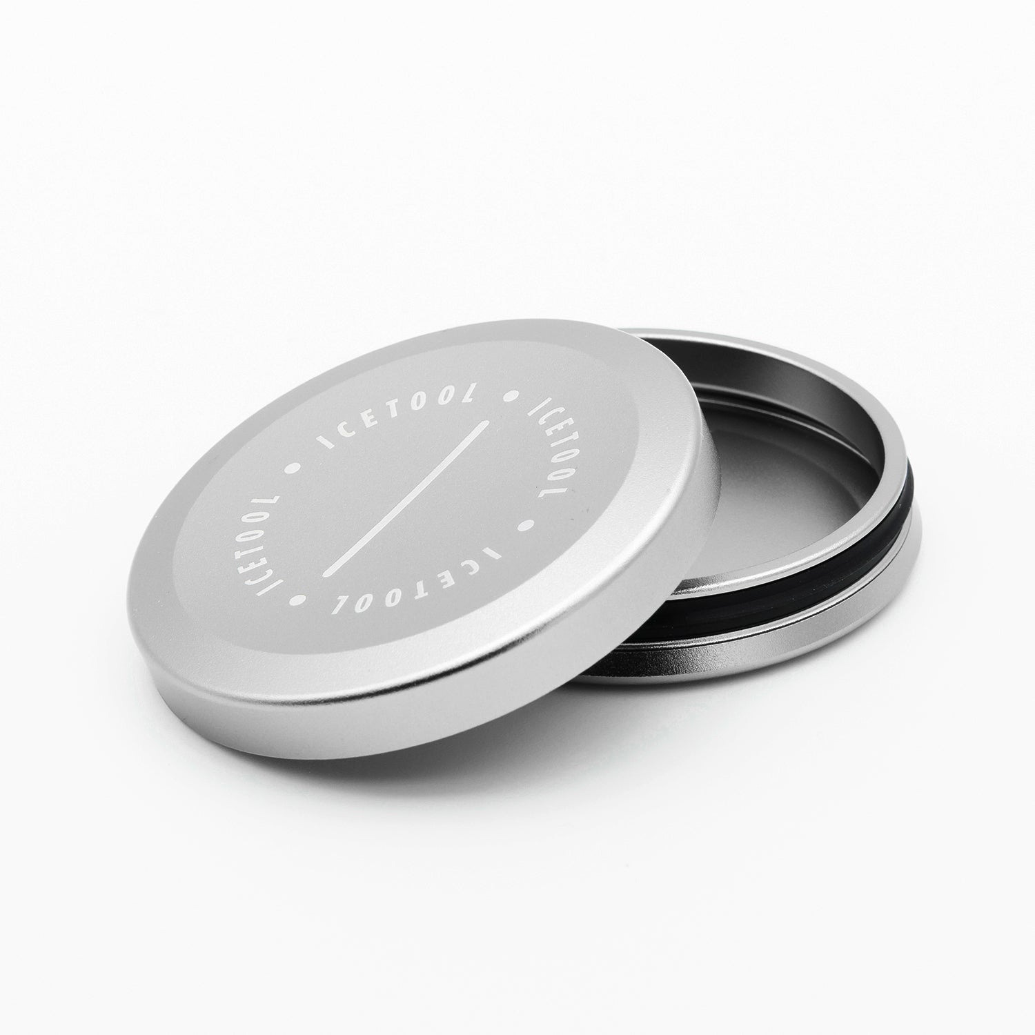 Icetool Mini Can Silver Nicotine Pouches Refill Tin Open View