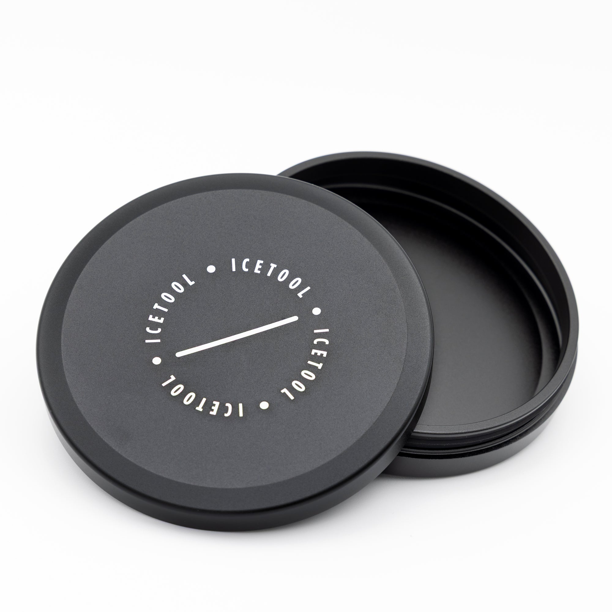 Icetool Slim Can Black Nicotine Pouches Refill Tin Open View