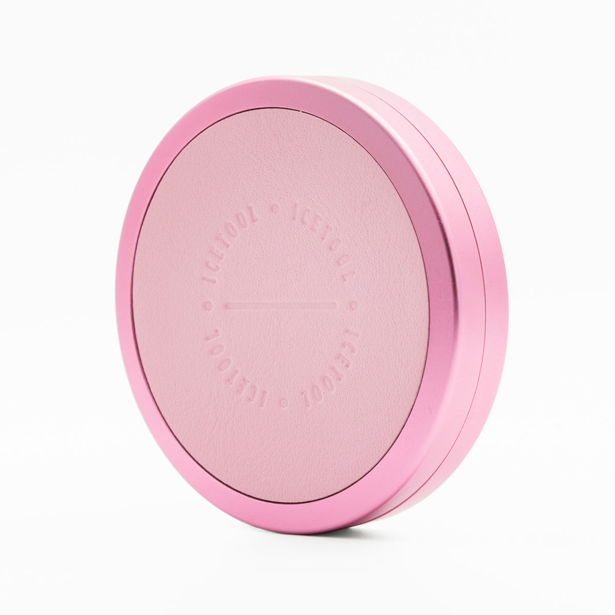 Icetool Slim Can Leatherface Candy Pink / Pink Powder Nicotine Pouches Refill Tin Side View