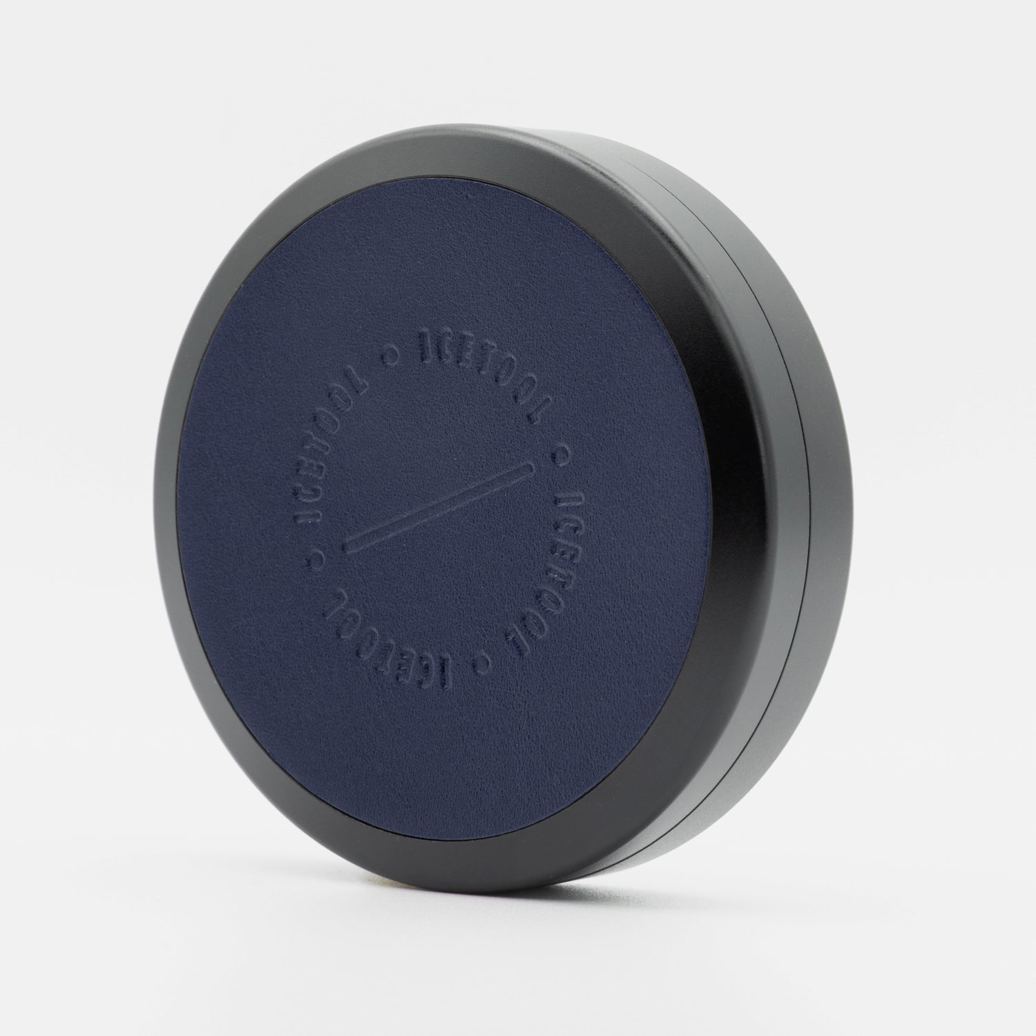 Icetool Tri-Can Black Deep Blue Nicotine Pouch Refill Tin Side View