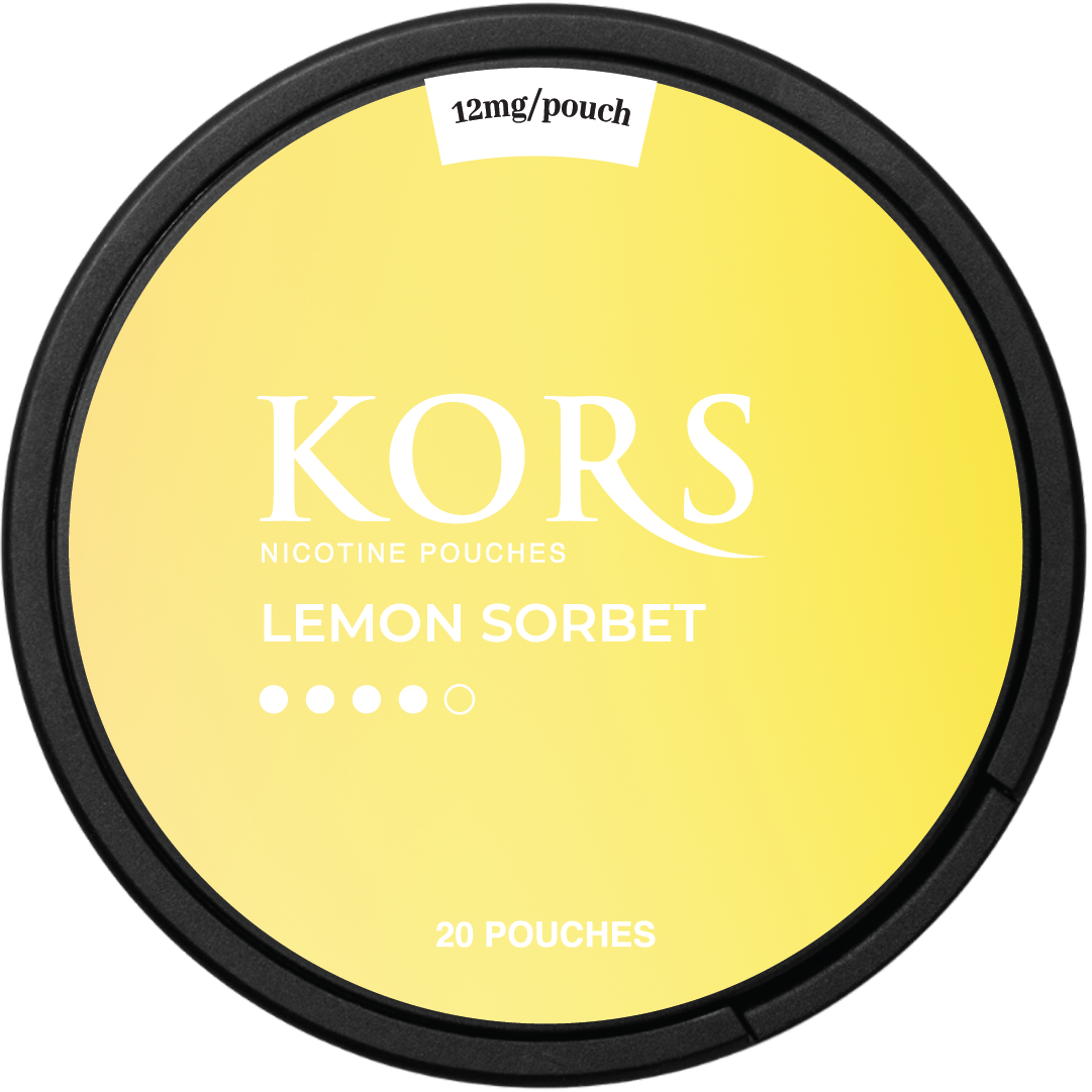 Kors Lemon Sorbet 12MG Nicotine Pouches