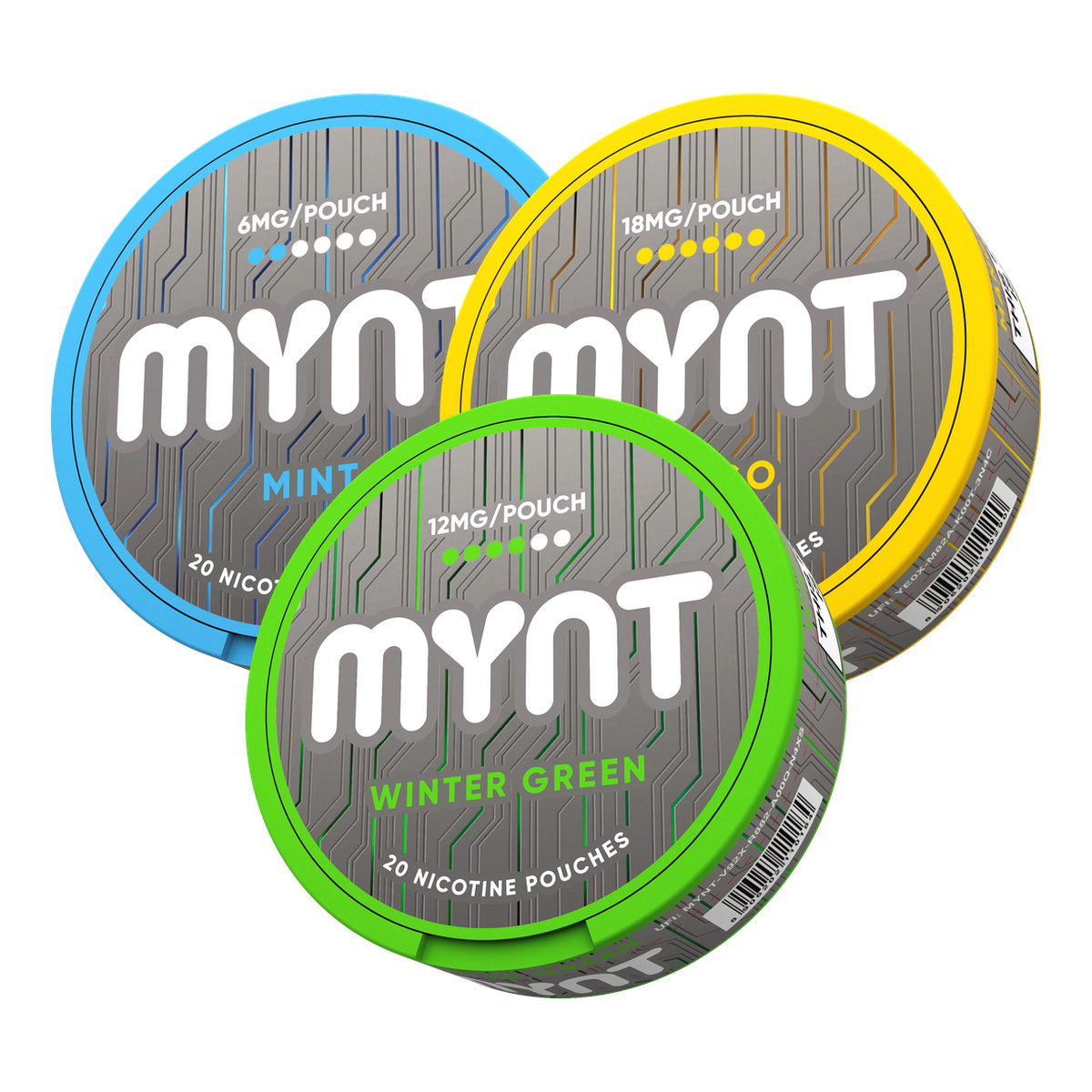 MYNT Top 3 Bundle Nicotine Pouches