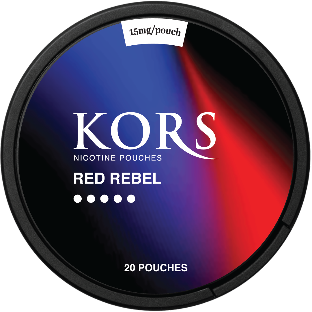 Kors Red Rebel 15MG Nicotine Pouches