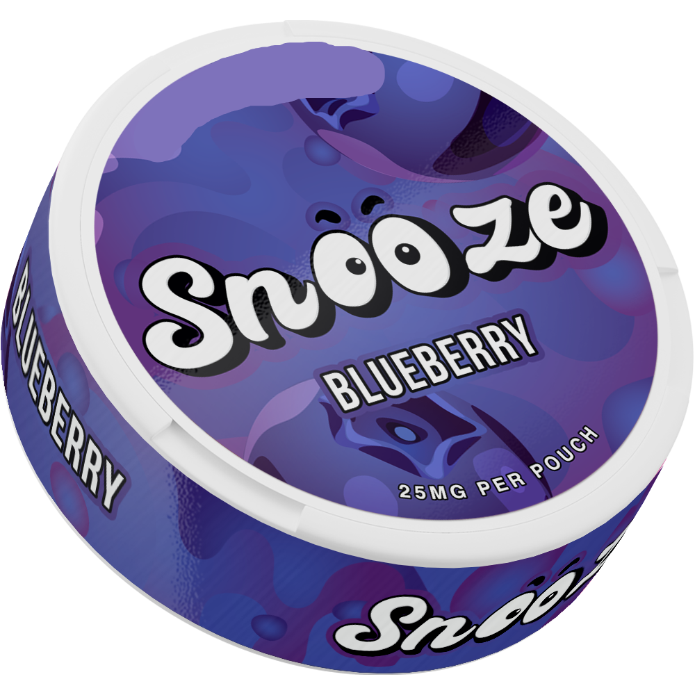 Snooze Blueberry 25MG Nicotine Pouches