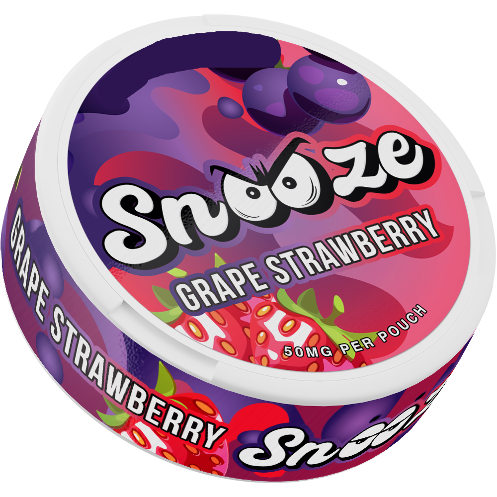 Snooze Grape Strawberry 50MG Nicotine Pouches