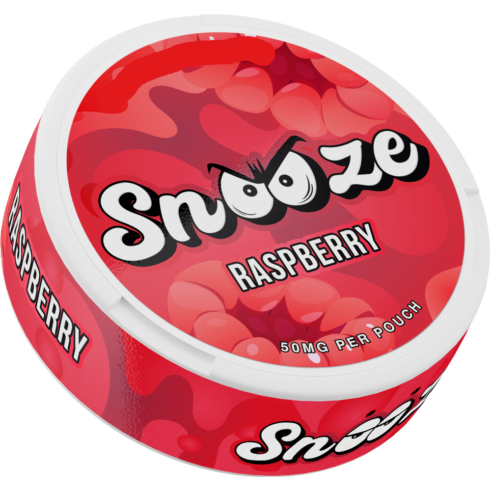 Snooze Raspberry 50MG Nicotine Pouches