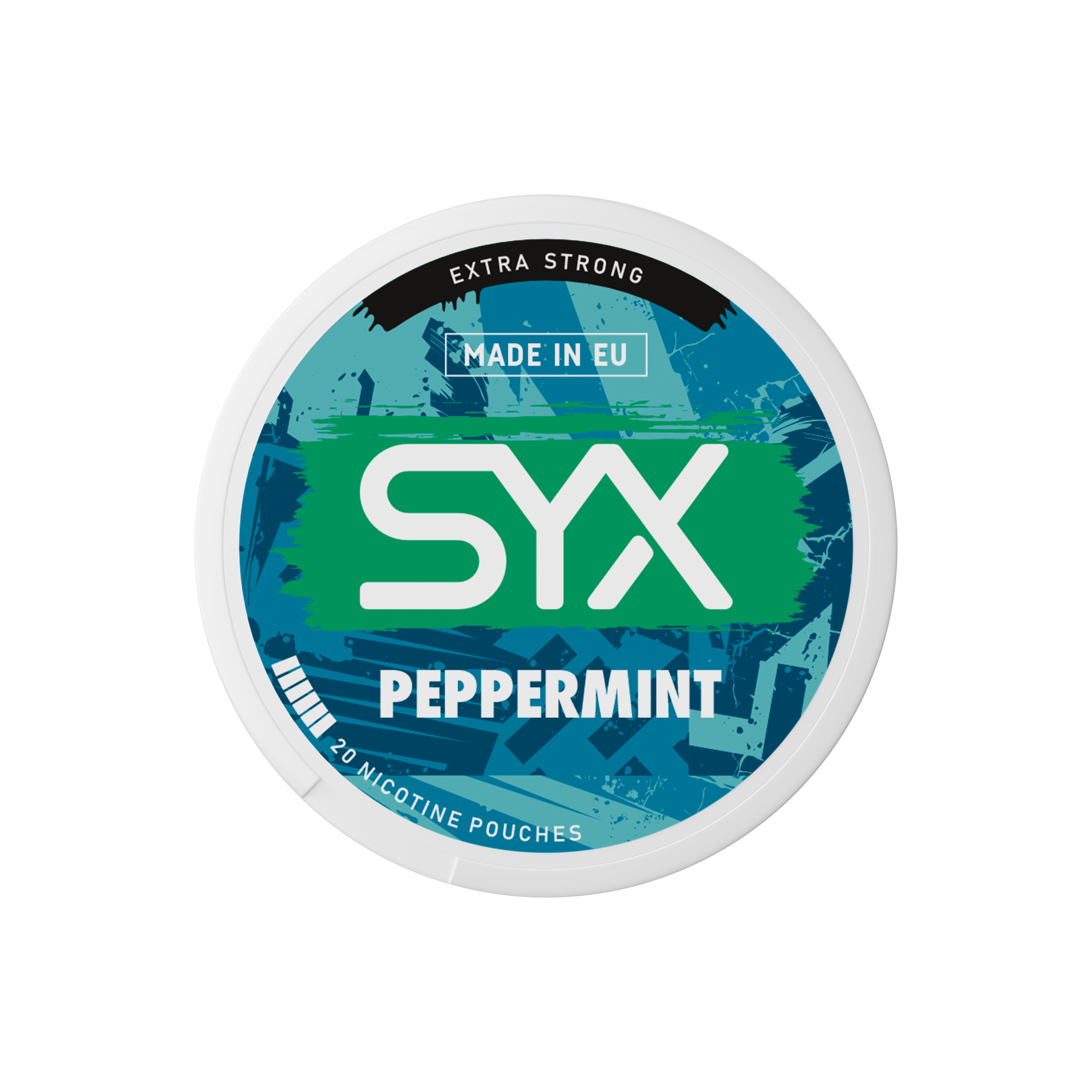 SYX Peppermint Extra Strong Nicotine Pouches
