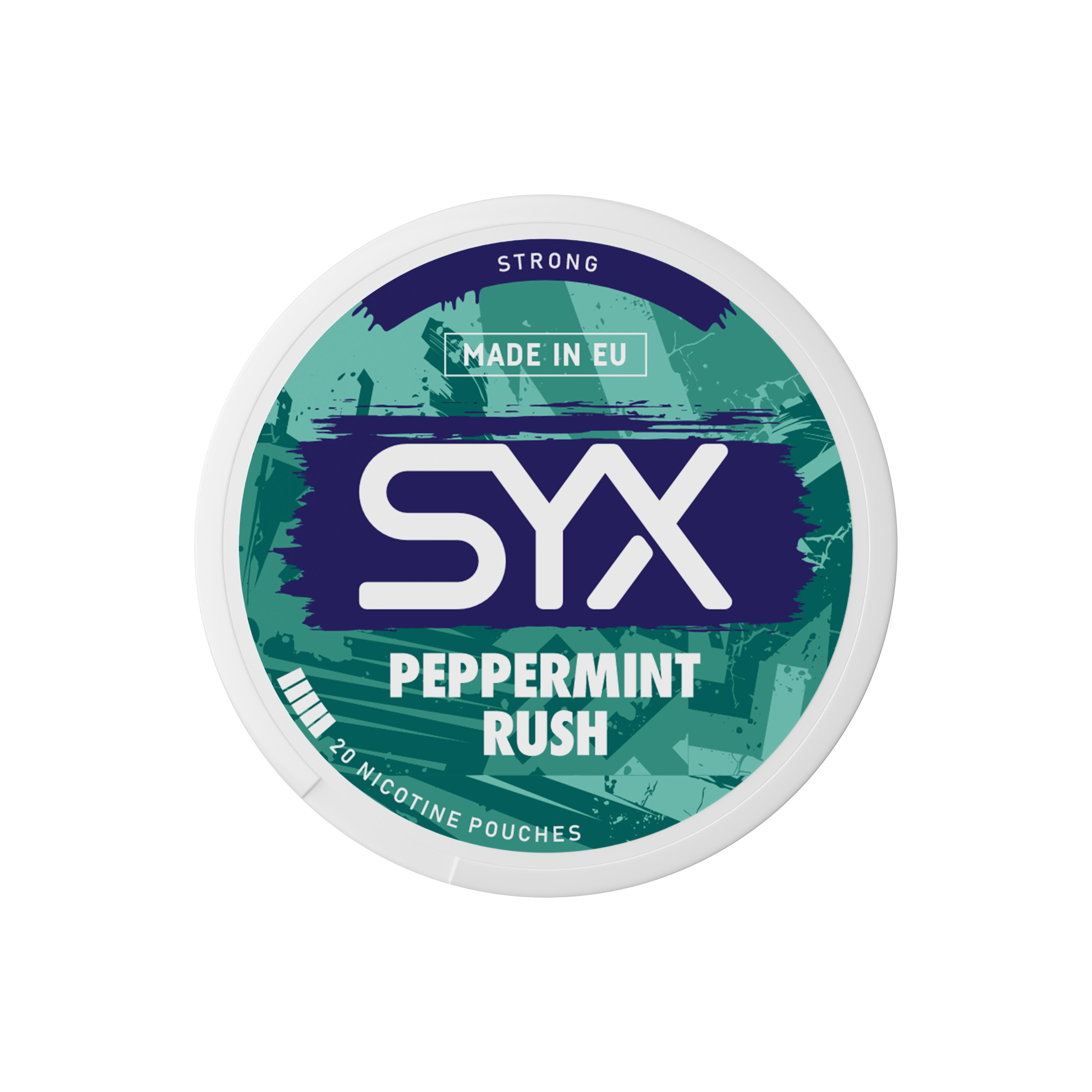 Syx Peppermint Rush Strong Nicotine Pouches