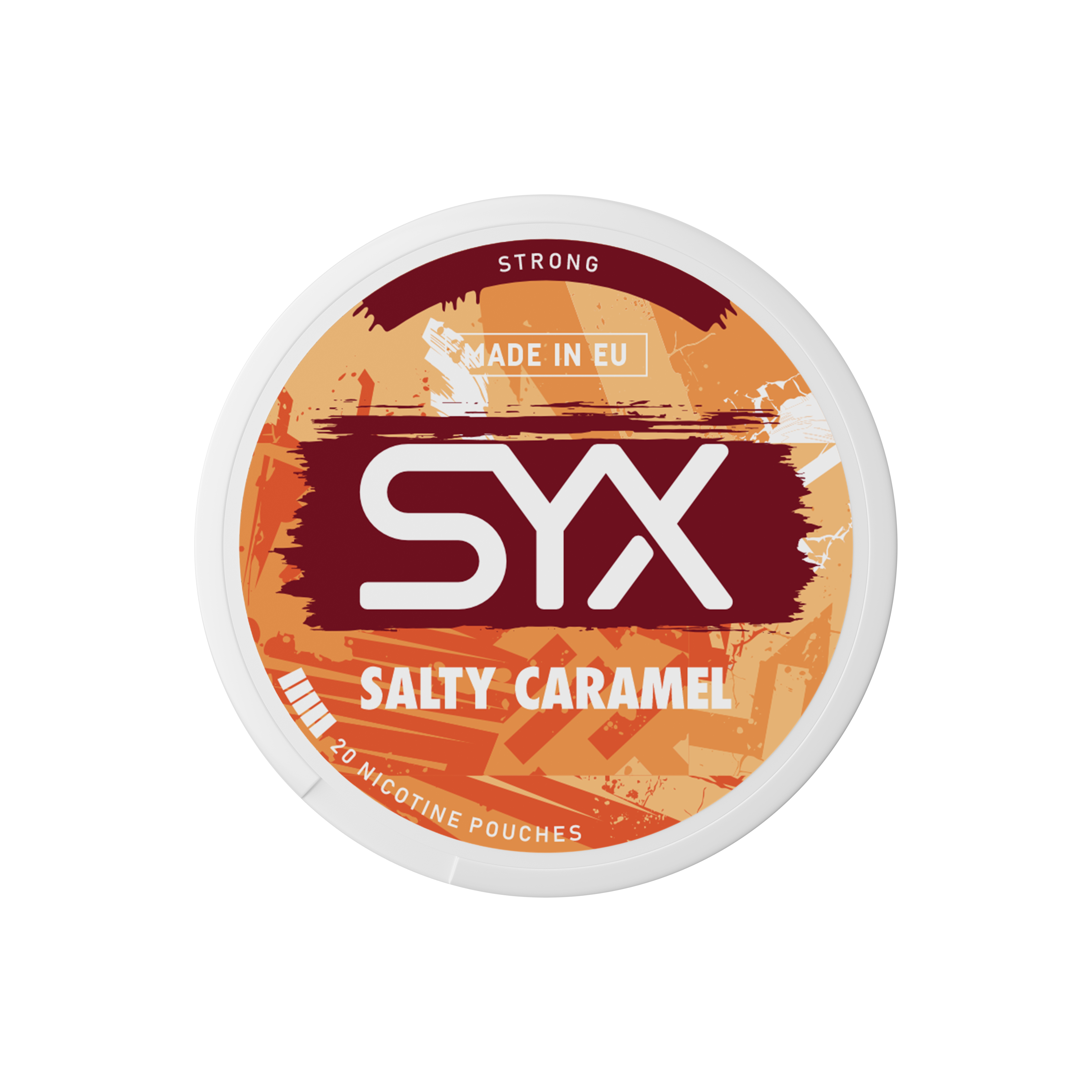 SYX Salty Caramel Strong Nicotine Pouches