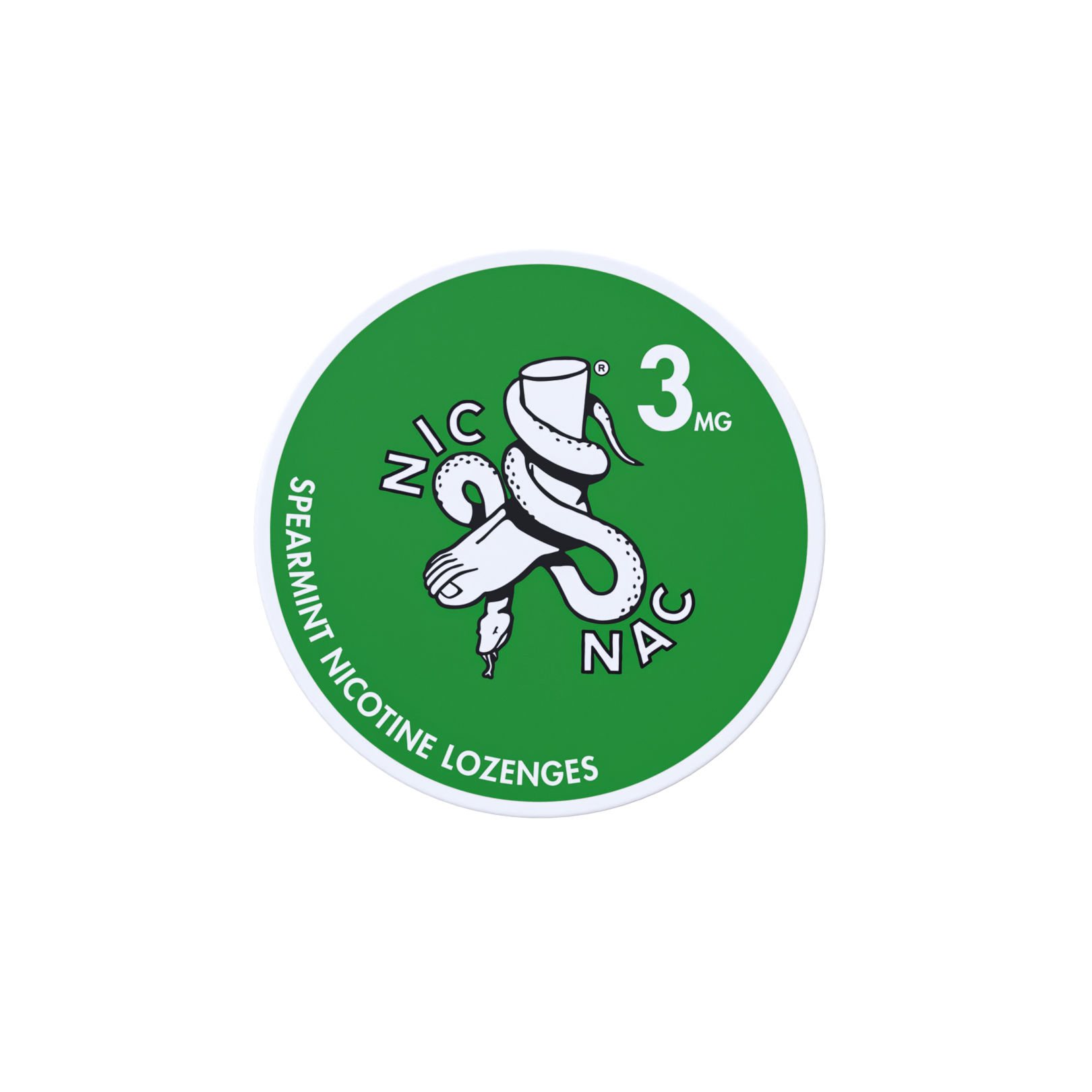 Nic Nac Spearmint 3MG Nicotine Lozenges