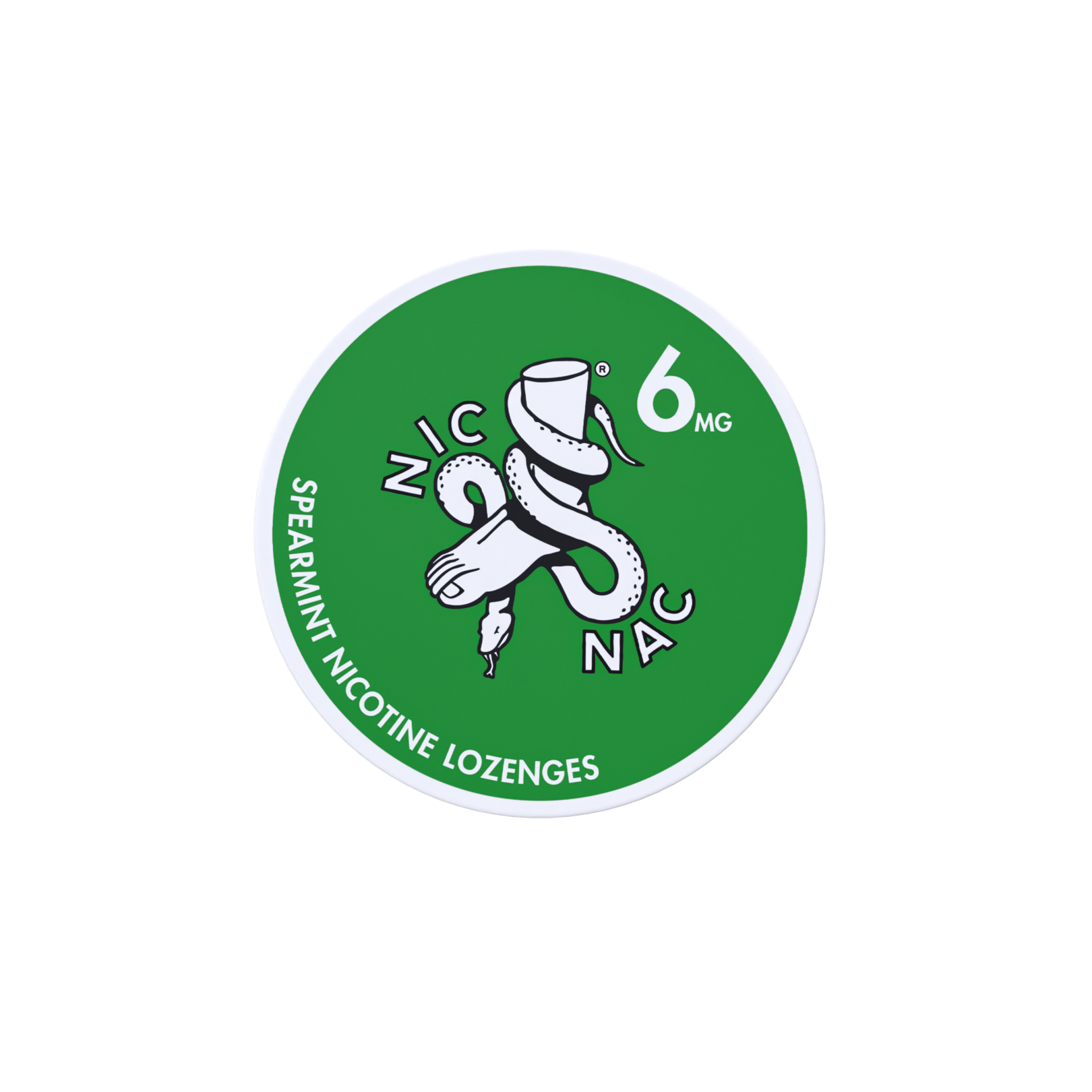 Nic Nac Spearmint 6MG Nicotine Pouches