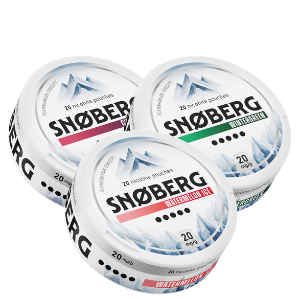 Snoberg Top 3 Bundle Nicotine Pouches