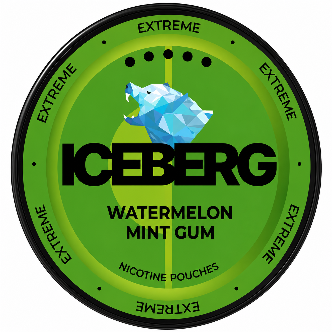 Iceberg Extreme Watermelon Mint Gum 50MG Nicotine Pouches