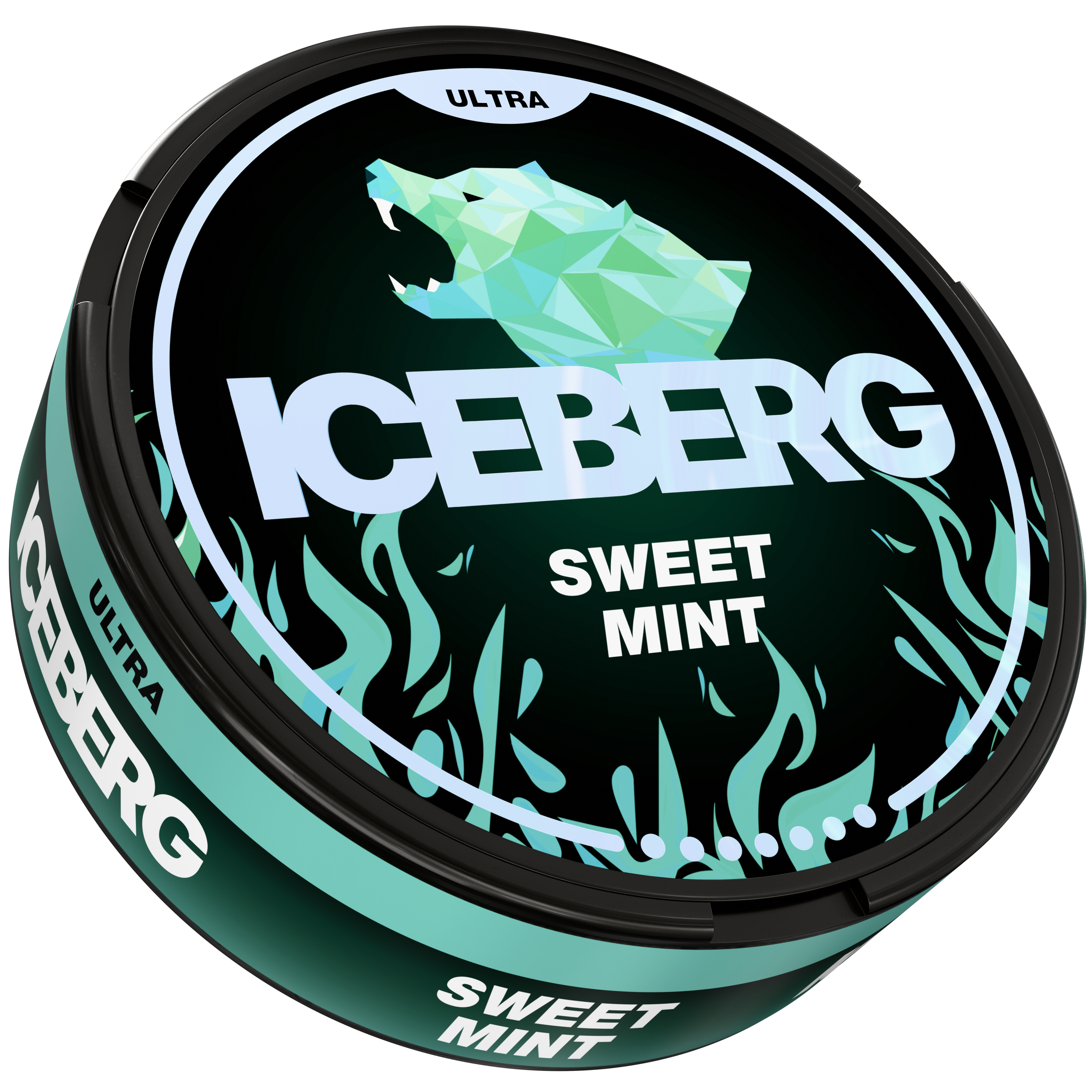 Iceberg Ultra Sweet Mint Nicotine Pouches Side View