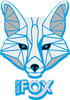 Geometric fox logo with 'White Fox' text on a white background