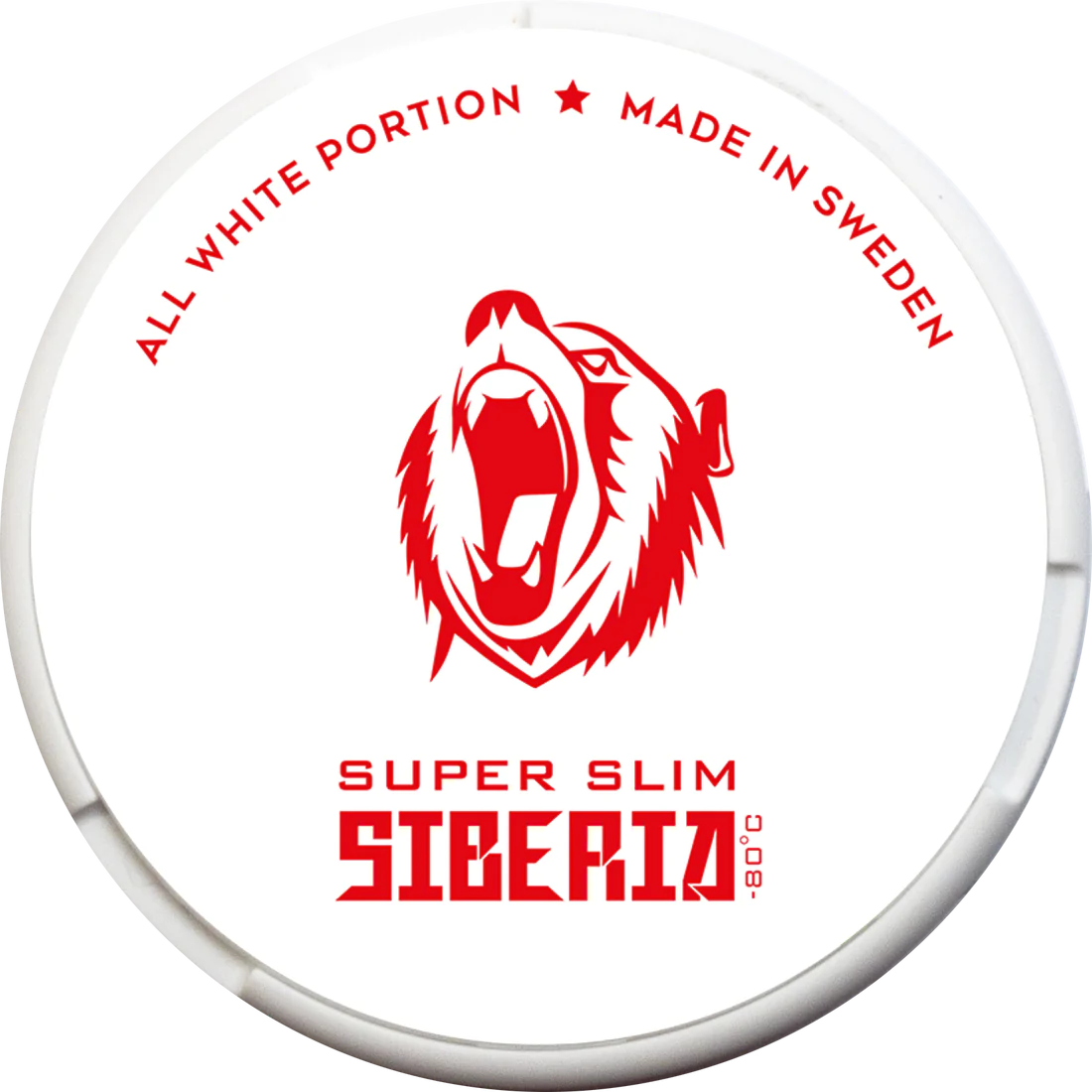SIBERIA Super Slim All White - pouchline