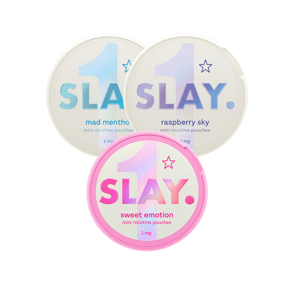 Slay 1MG Bundle Nicotine Pouches